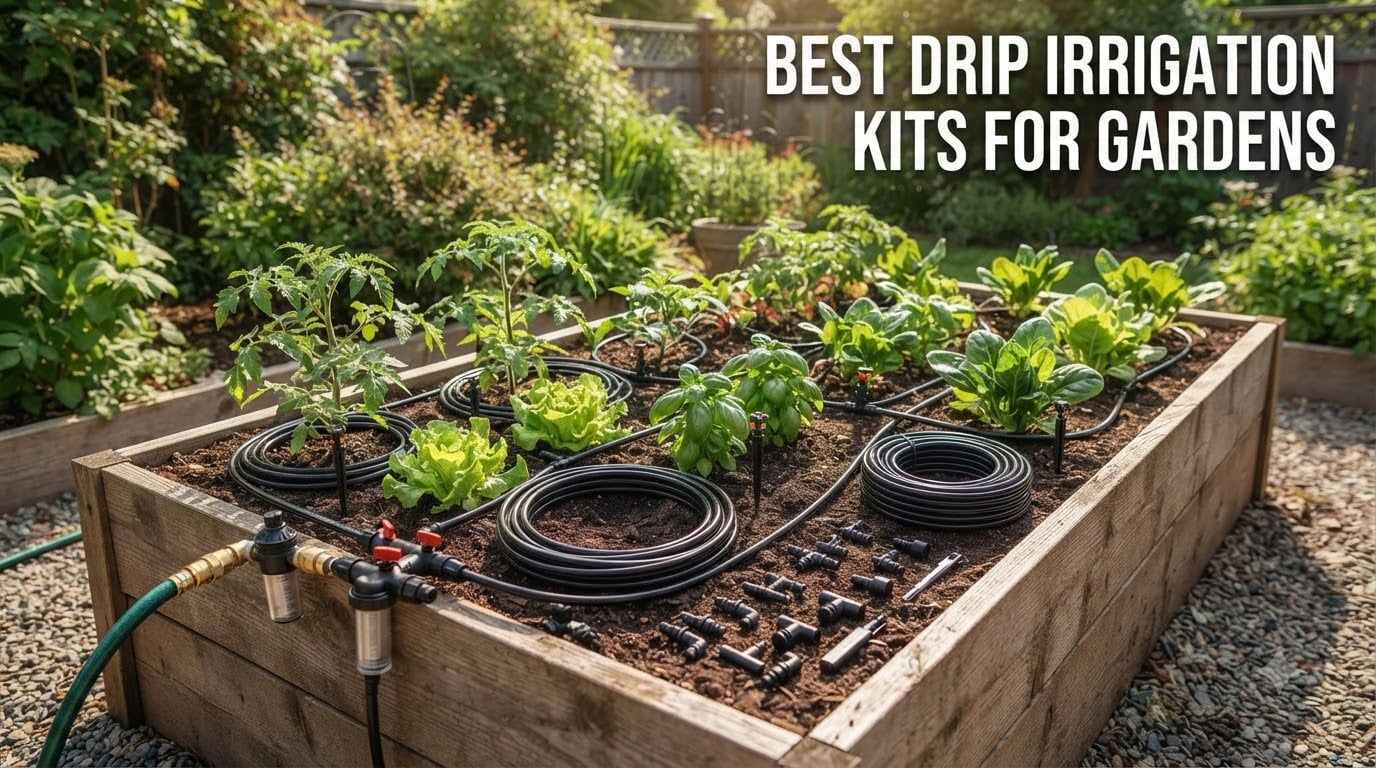 Best drip irrigation kits for gardens