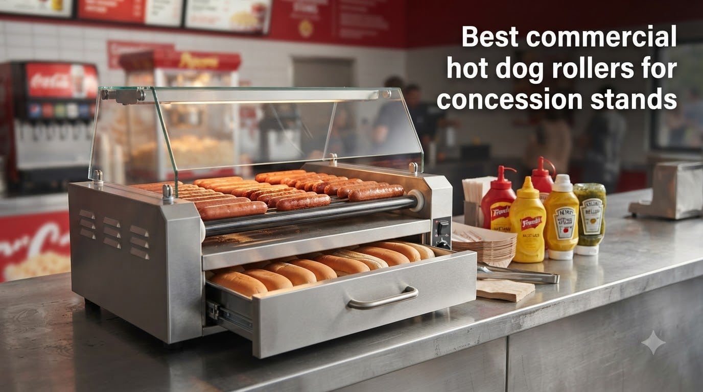 Best commercial hot dog rollers for concession stands