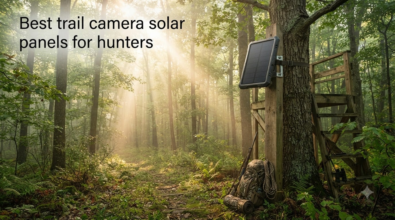 Best trail camera solar panels for hunters