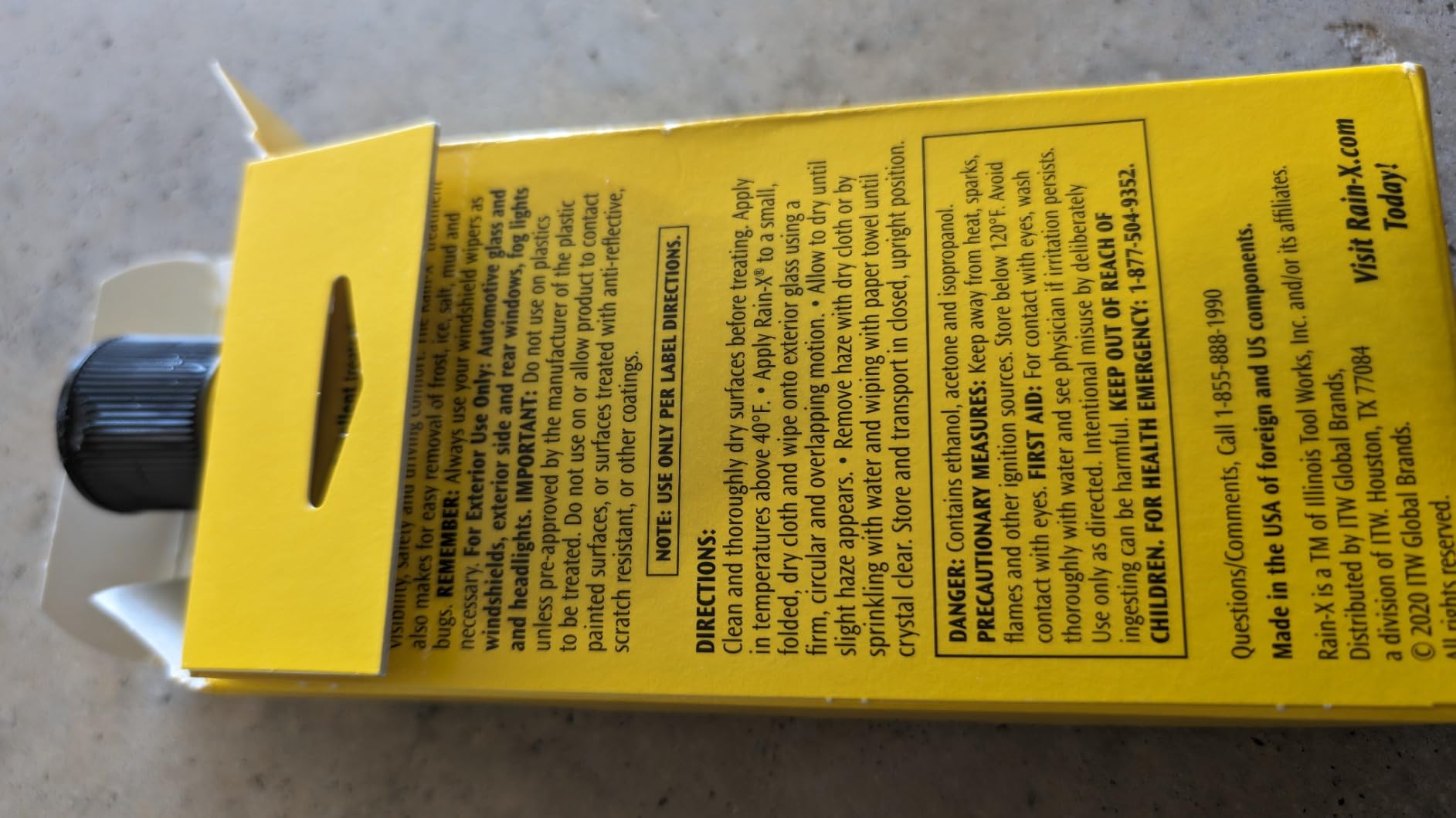 Rain-X 800002243 Glass Treatment, 7 oz. - Exterior Glass Treatment To Dramatically Improve Wet Weather Driving Visibility During All Weather Conditions customer photo 2