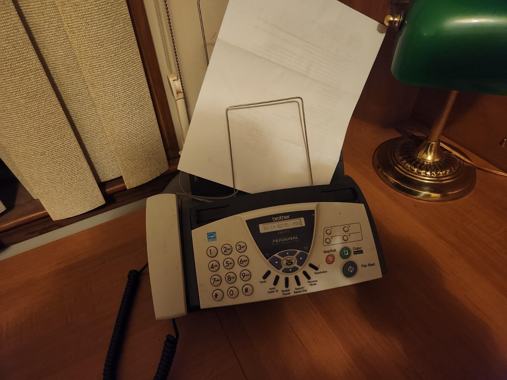 Brother FAX-575 Personal Fax, Phone, and Copier customer photo 2