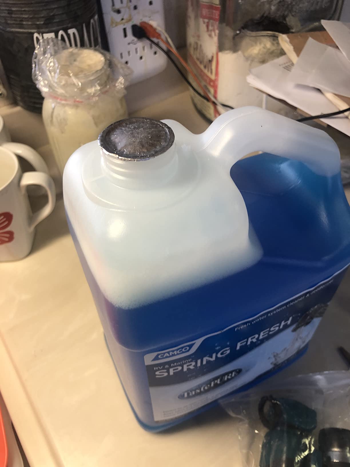 Camco TastePURE Spring Fresh Water System Cleaner - 1 Gallon - Made in USA customer photo 2