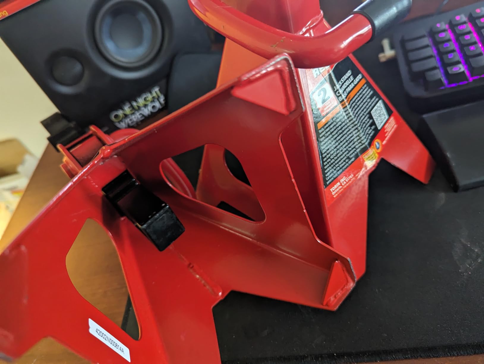 BIG RED Torin Hydraulic Trolley Floor Jack Combo with 2 Jack Stands, 2 Ton Capacity (T82001) customer photo 2