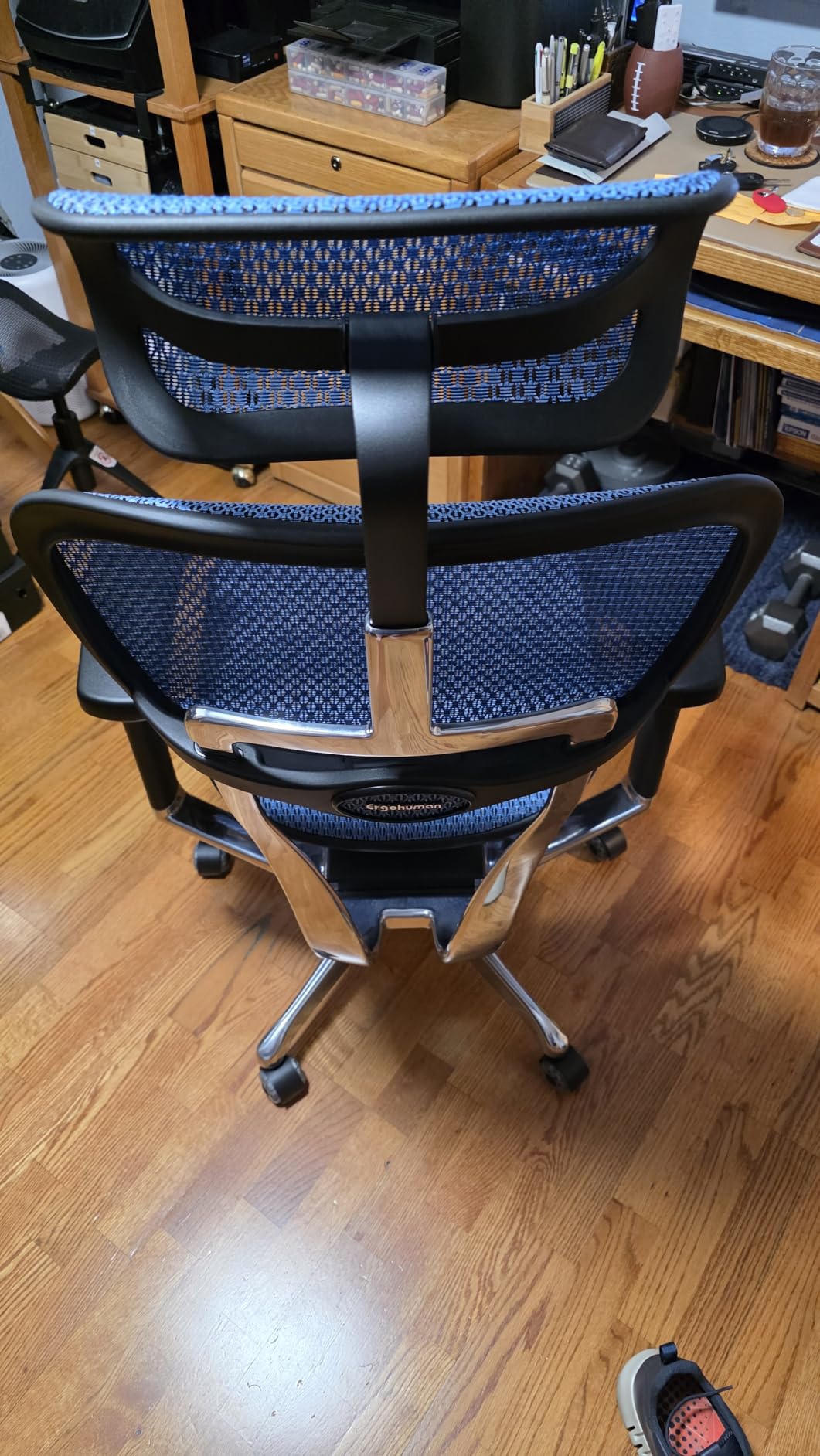 Ergohuman Eurotech ME7ERG GEN2 High Back Mesh Office Chair with Tilt Tension Control, Tilt Lock, Back Angle, Back Height, Synchro Tilt, Seat Height, Seat Depth, and Arm Height Adjustments, Black customer photo 1