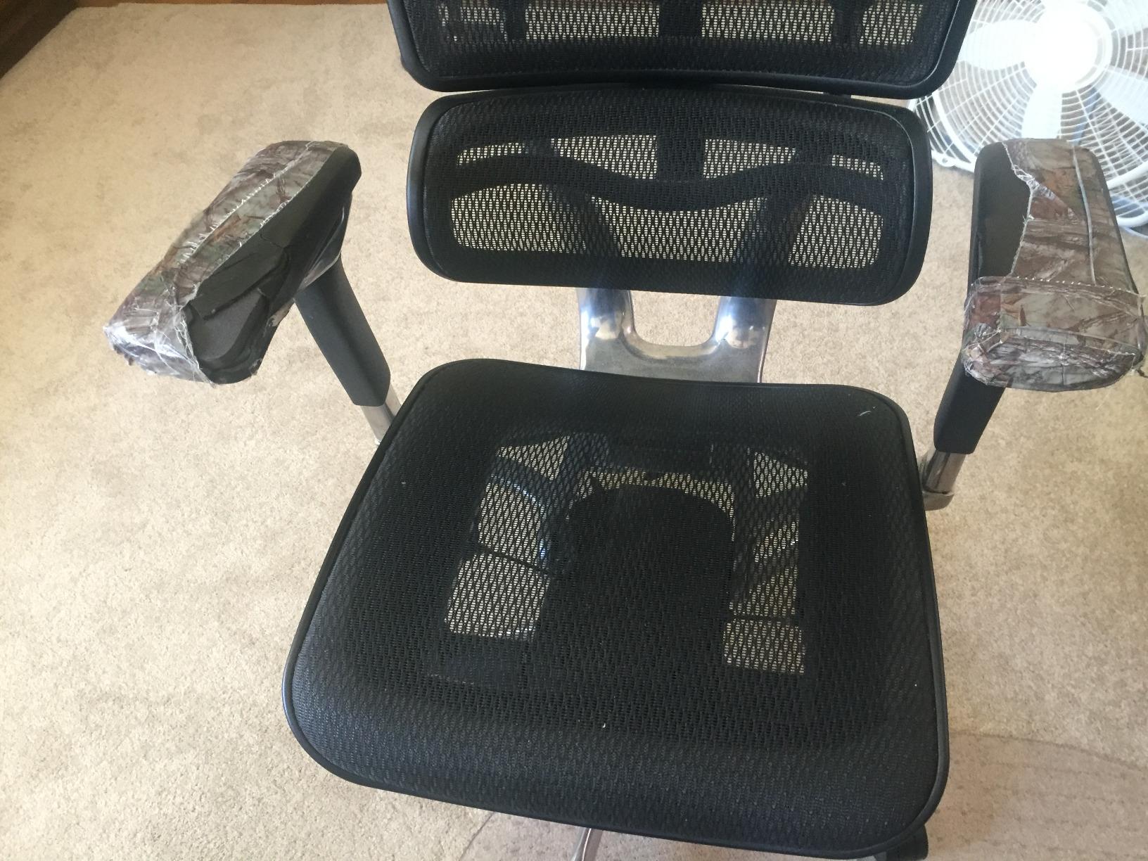 Ergohuman Eurotech ME7ERG GEN2 High Back Mesh Office Chair with Tilt Tension Control, Tilt Lock, Back Angle, Back Height, Synchro Tilt, Seat Height, Seat Depth, and Arm Height Adjustments, Black customer photo 2