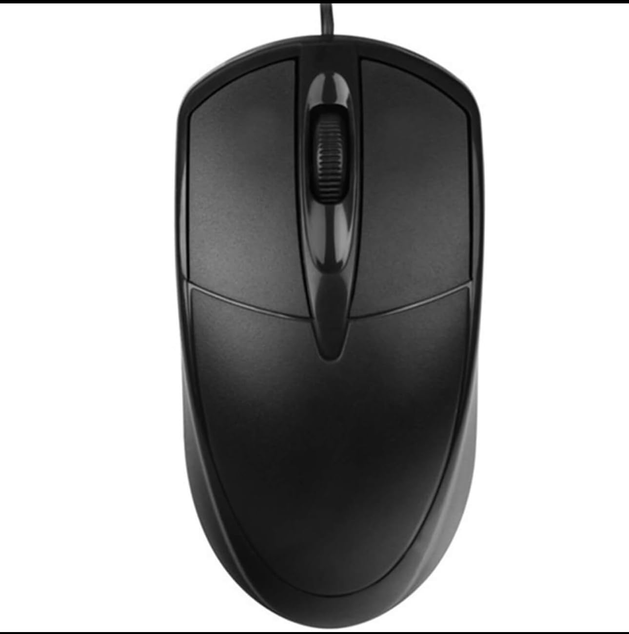 Logitech B100 Ambidextrous Wired Mouse - Black customer photo 1