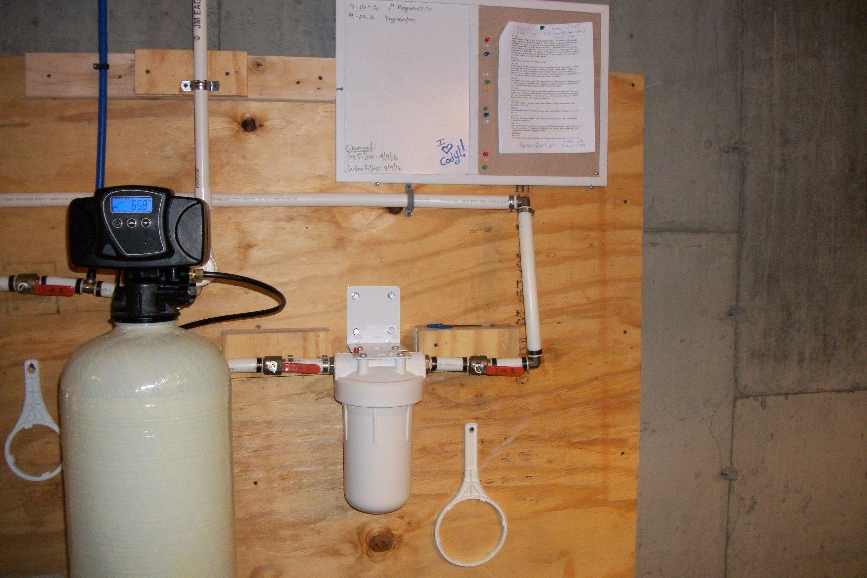 Fleck 5600 SXT Iron Blaster 48,000 Grain Water Softener customer photo 2