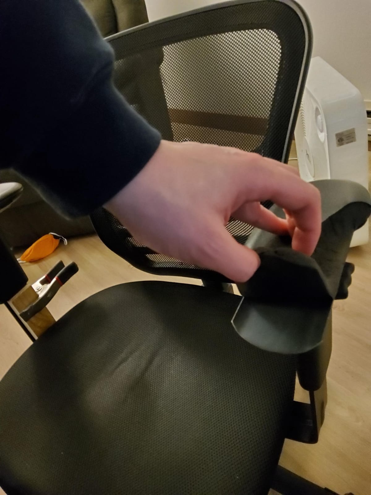 Modway EEI-757-BLK Articulate Ergonomic Mesh Office Chair in Black customer photo 2