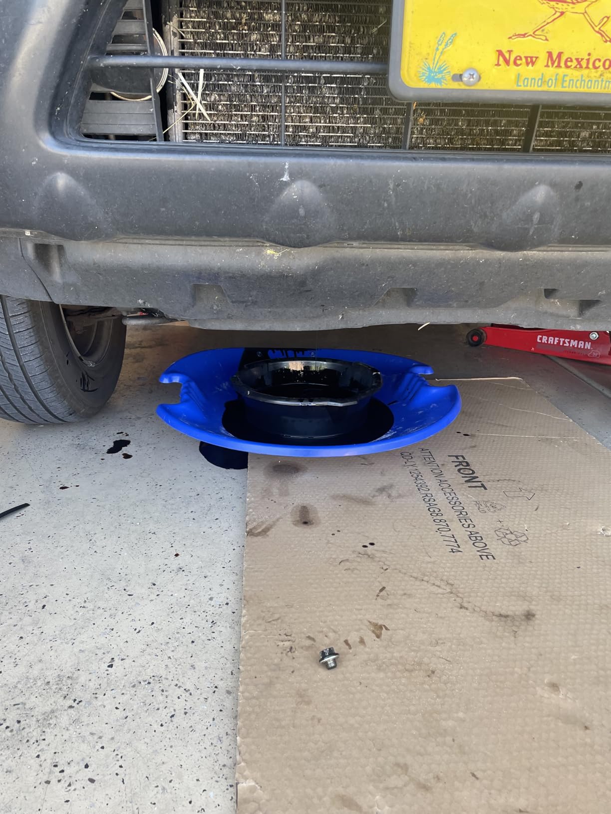 Funnel King 32950 Oil Drain Pan, Length 13 1/2