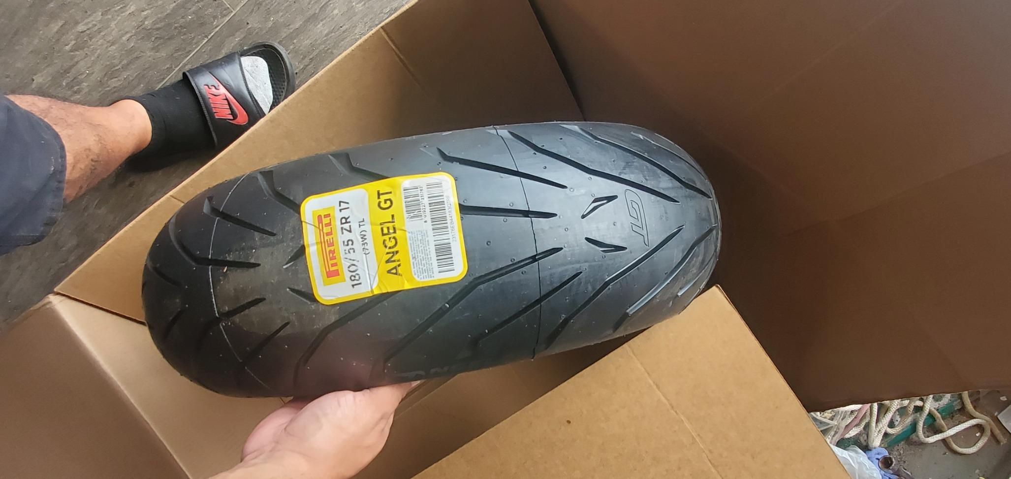 Pirelli Angel GT Rear Motorcycle Tire 180/55ZR-17 (73W) - Fits: Aprilia Caponord 1200 ABS 2014-2018 customer photo 2