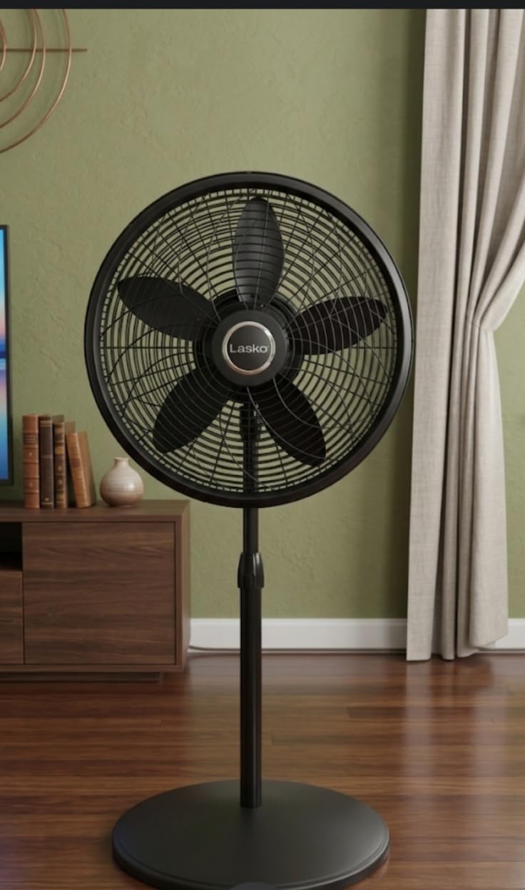 Lasko Adjustable Pedestal Fan - 18” - 1827 - Black customer photo 2