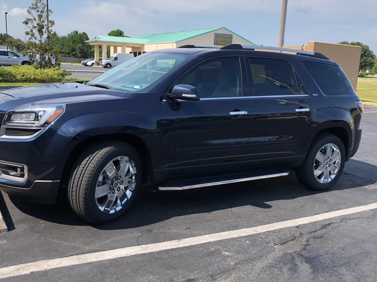 TAC Running Boards Fit 2007-2017 Chevy Traverse (Exclude Denali) | 2007-2016 GMC Acadia (Excluding Denali) | 2007-2010 Saturn Outlook | 2007-2009 Buick Enclave SUV Aluminum Black Side Steps 2 Pcs customer photo 2