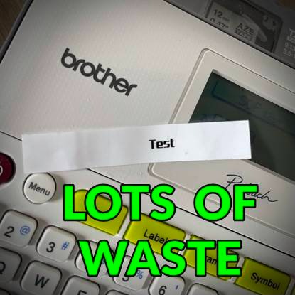 Brother P-Touch Monochrome Label Maker, Versatile Easy-to-Use Labeler, PTD400AD, AC Adapter, QWERTY Keyboard, Multiple Line Labeling, White customer photo 1