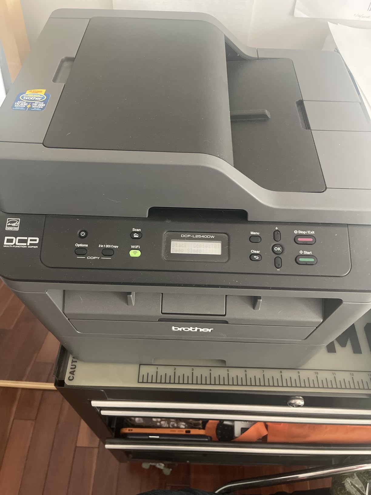 Brother DCPL2540DW Wireless Compact Monochrome Laser Printer, Amazon Dash Replenishment Ready customer photo 1