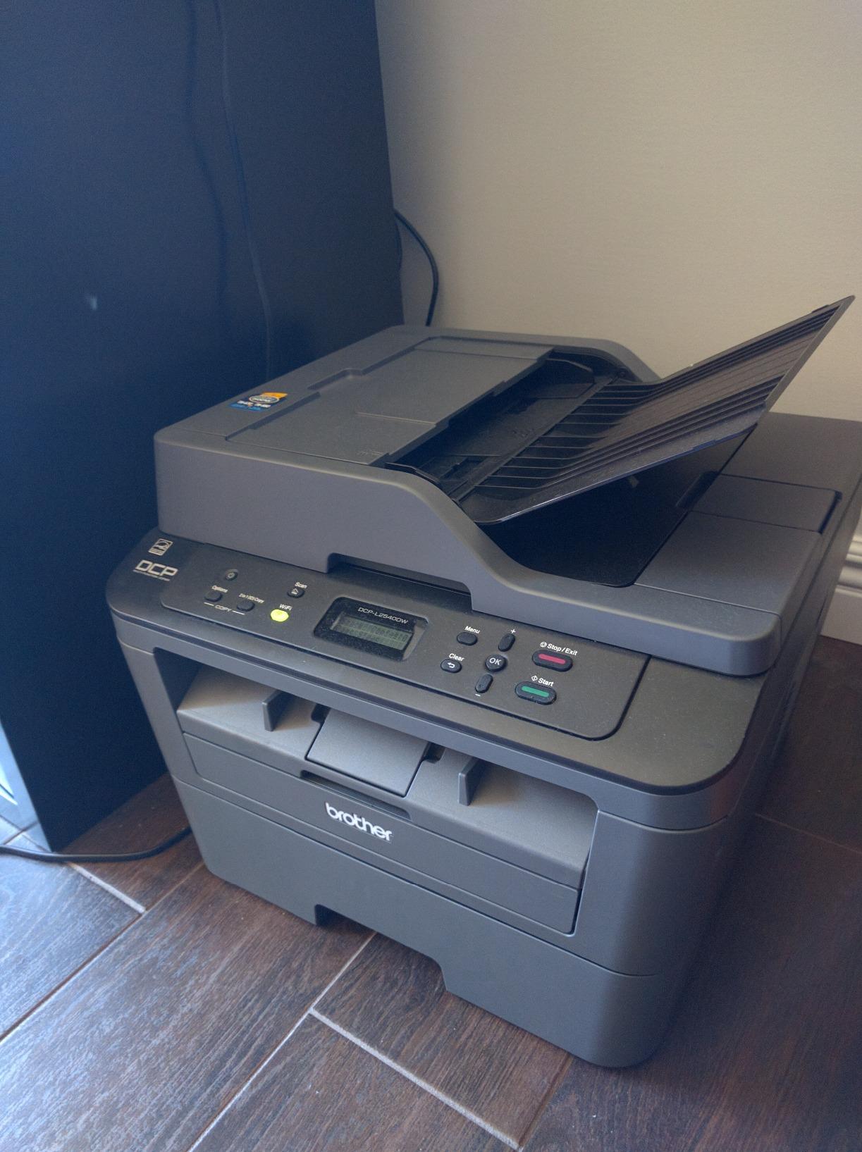 Brother DCPL2540DW Wireless Compact Monochrome Laser Printer, Amazon Dash Replenishment Ready customer photo 2