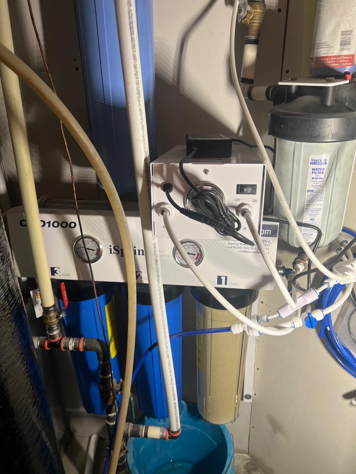 iSpring RCS5T Commercial Tankless Reverse Osmosis RO Water Filter System with 1.5:1 Pure to Drain Ratio, Pressure Gauge customer photo 2