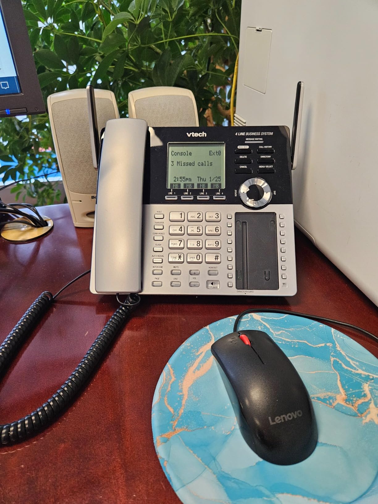 VTech CM18445 Main Console - DECT 6.0 4-Line Expandable Small Business Office Phone with Answering System customer photo 1