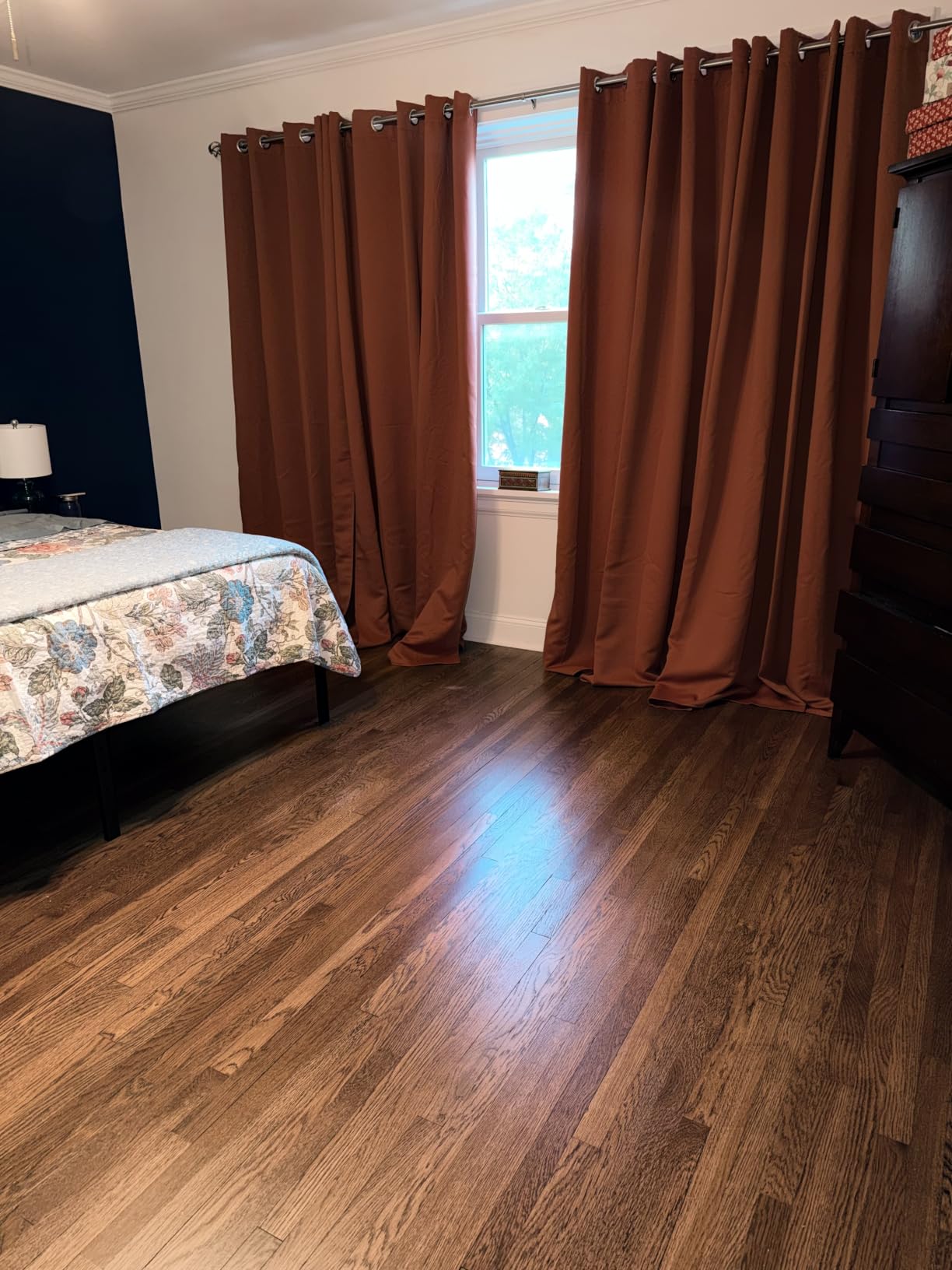 NICETOWN Black Out Curtains for Bedroom 84 Inches Long, W52xL84, 2 Panels customer photo 2
