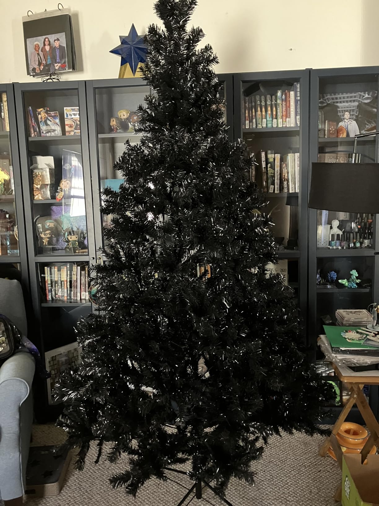 Best Choice Products Artificial Christmas Tree, 6ft Premium Unlit Hinged Design, Dense Branches Realistic Holiday Décor w/Easy Assembly, Base customer photo 2