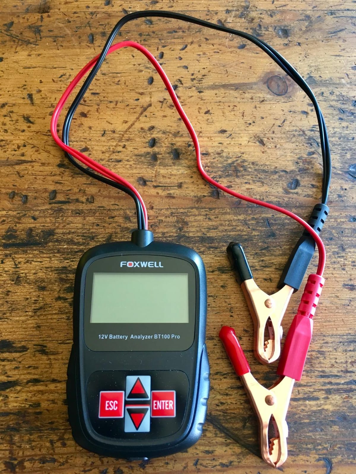 FOXWELL BT100 PRO Car Battery Tester, 12V, 100-1100 CCA Load Tester customer photo 2