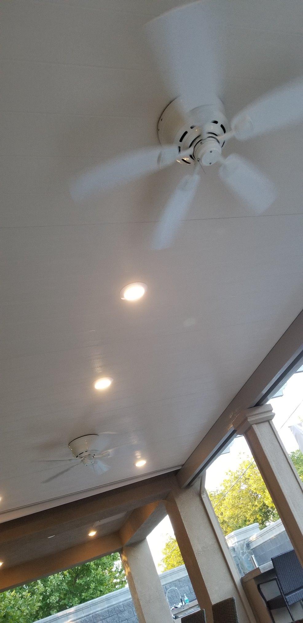 Hunter Sea Wind, Outdoor or Indoor, Ceiling Fan, No Light, 48 inch, White customer photo 1