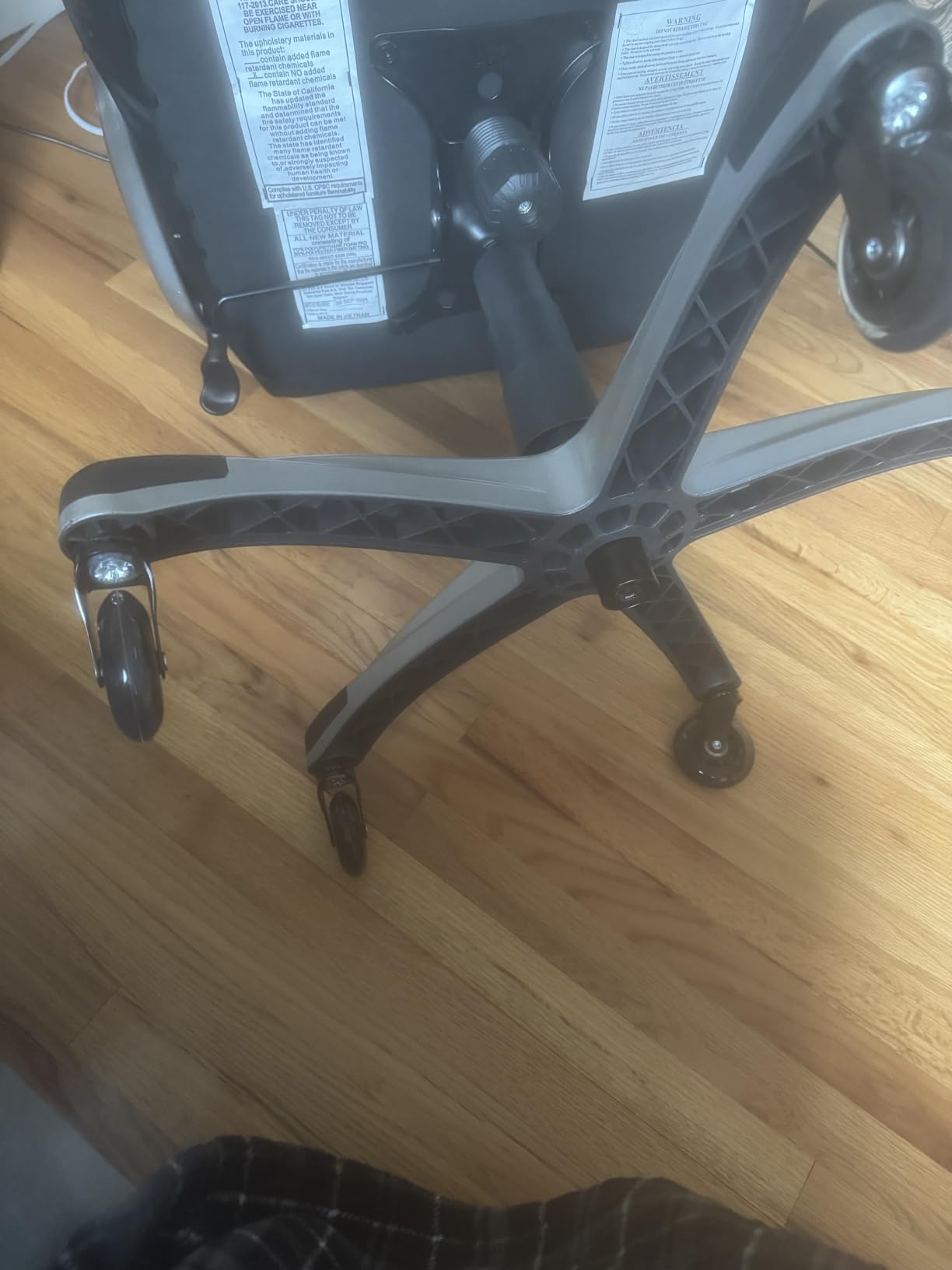 The Office Oasis Original Roller Blade Office Chair Wheels (As Seen On PBS) customer photo 1