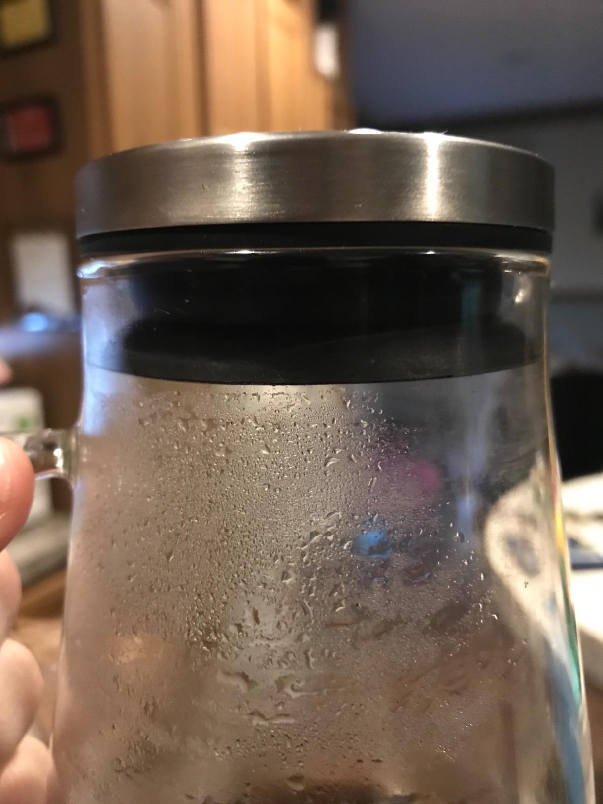 OVALWARE Airtight Cold Brew Coffee Maker with Tea Infuser & Spout 1.0L/34oz customer photo 1