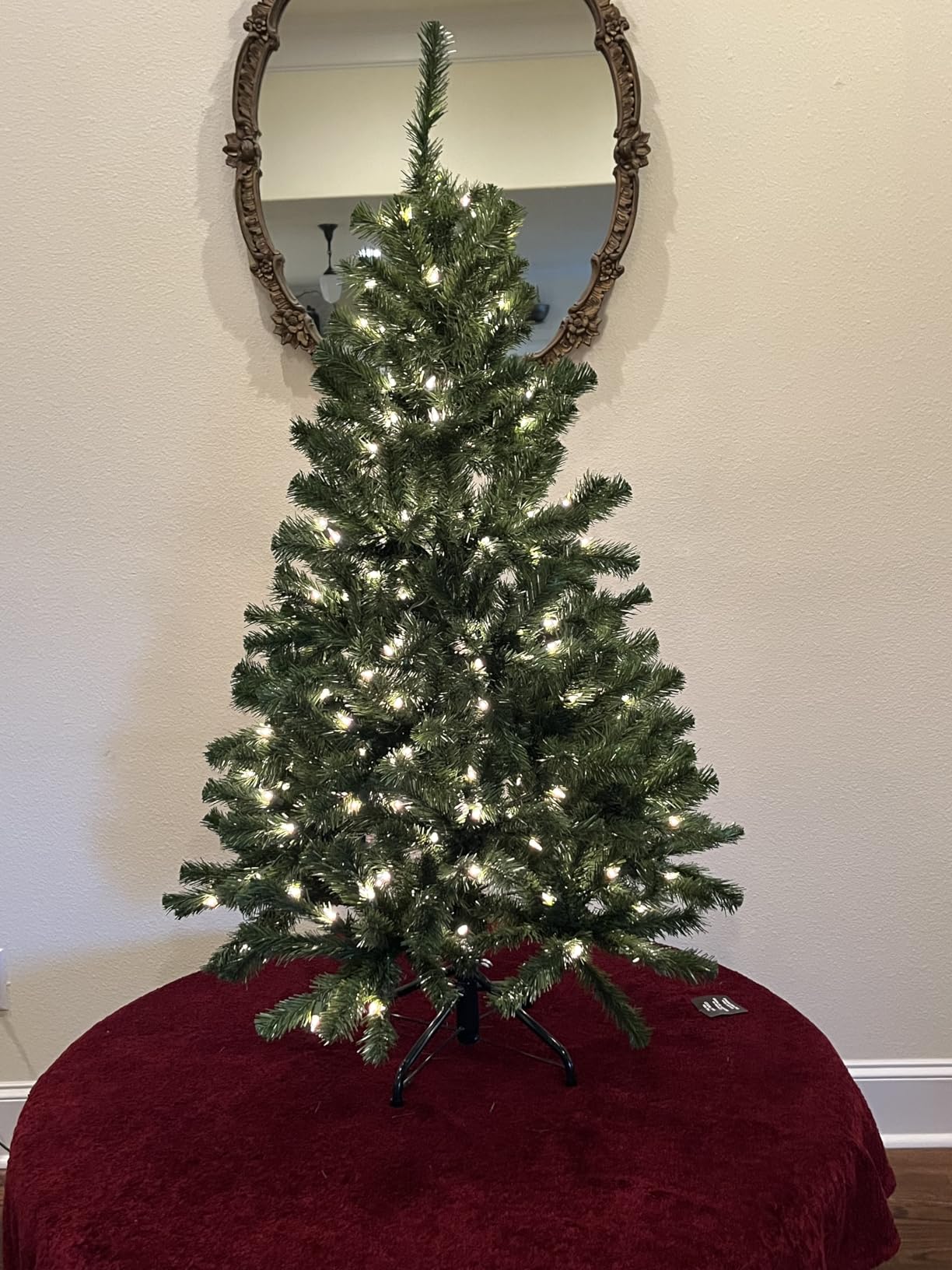 National Tree Company 7ft Pre-Lit North Valley Spruce Christmas Tree customer photo 2
