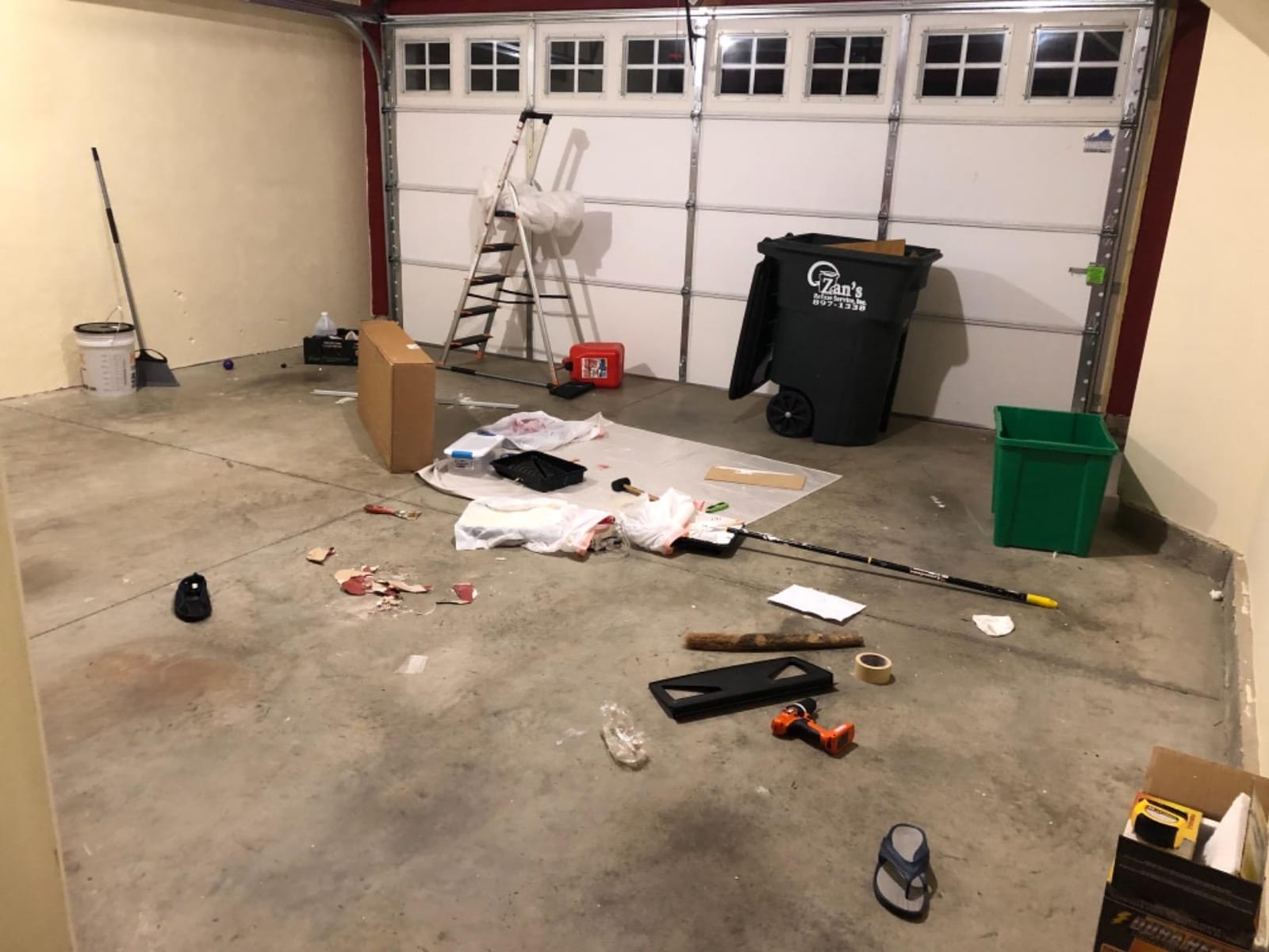 Colored Epoxies 10017 Dark Blue Garage Floor Epoxy Kit, 3 Gallon customer photo 1