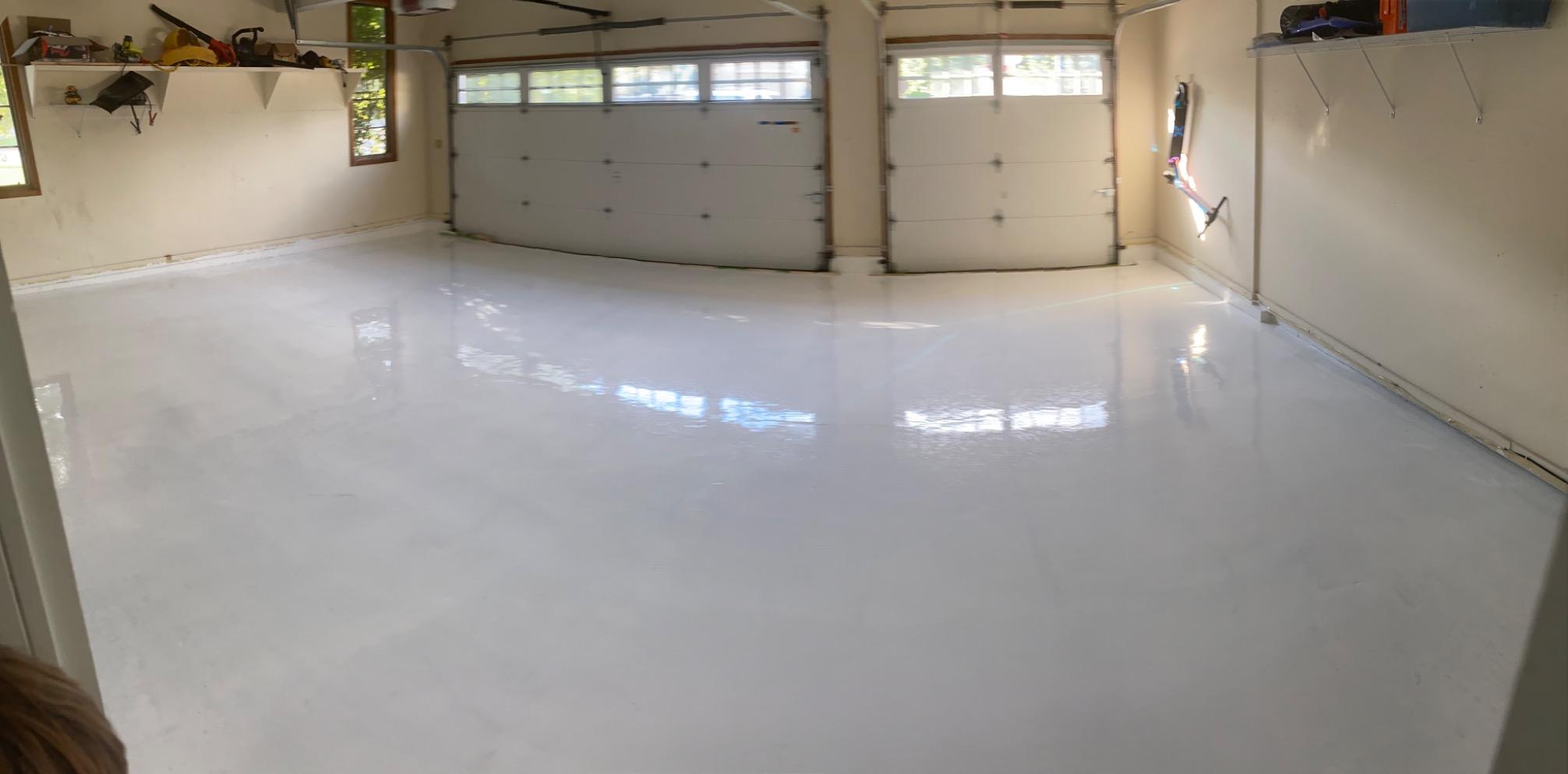 Colored Epoxies 10017 Dark Blue Garage Floor Epoxy Kit, 3 Gallon customer photo 2