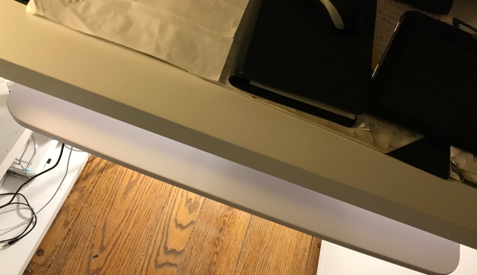 VIVO Black Under Desk 25 x 10 in Keyboard Tray, MOUNT-KB03B | Adjustable Computer Keyboard and Mouse Platform, Ergonomic Under Table Desk Mount Drawer, Full Swivel customer photo 2