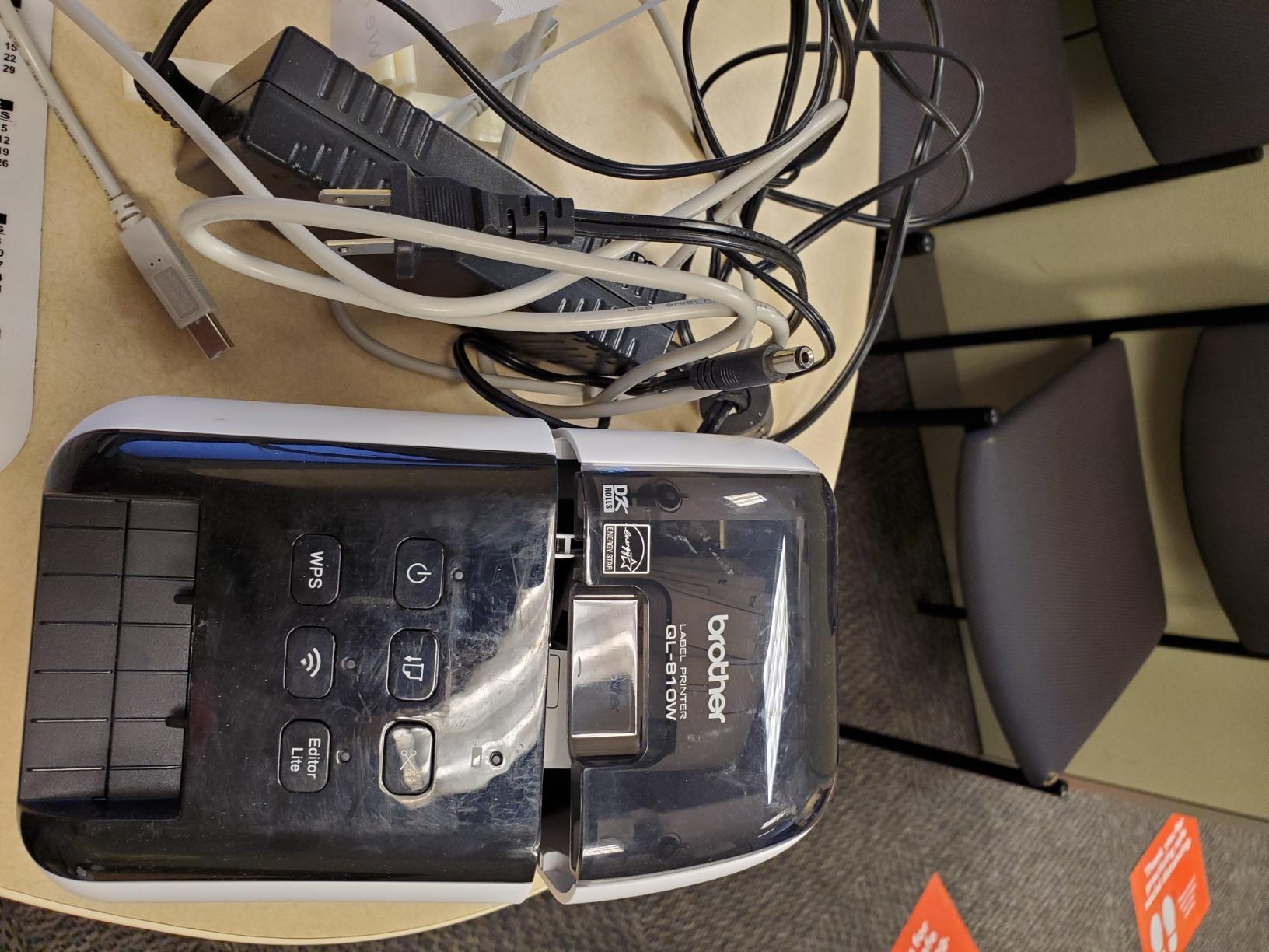 Brother QL-810W Professional Label Printer with USB and WiFi connectivity, Ultra-Fast Printing up to 110 Labels per Minute with Standard Address Label in Monochrome, Black & Red Printing Available customer photo 2
