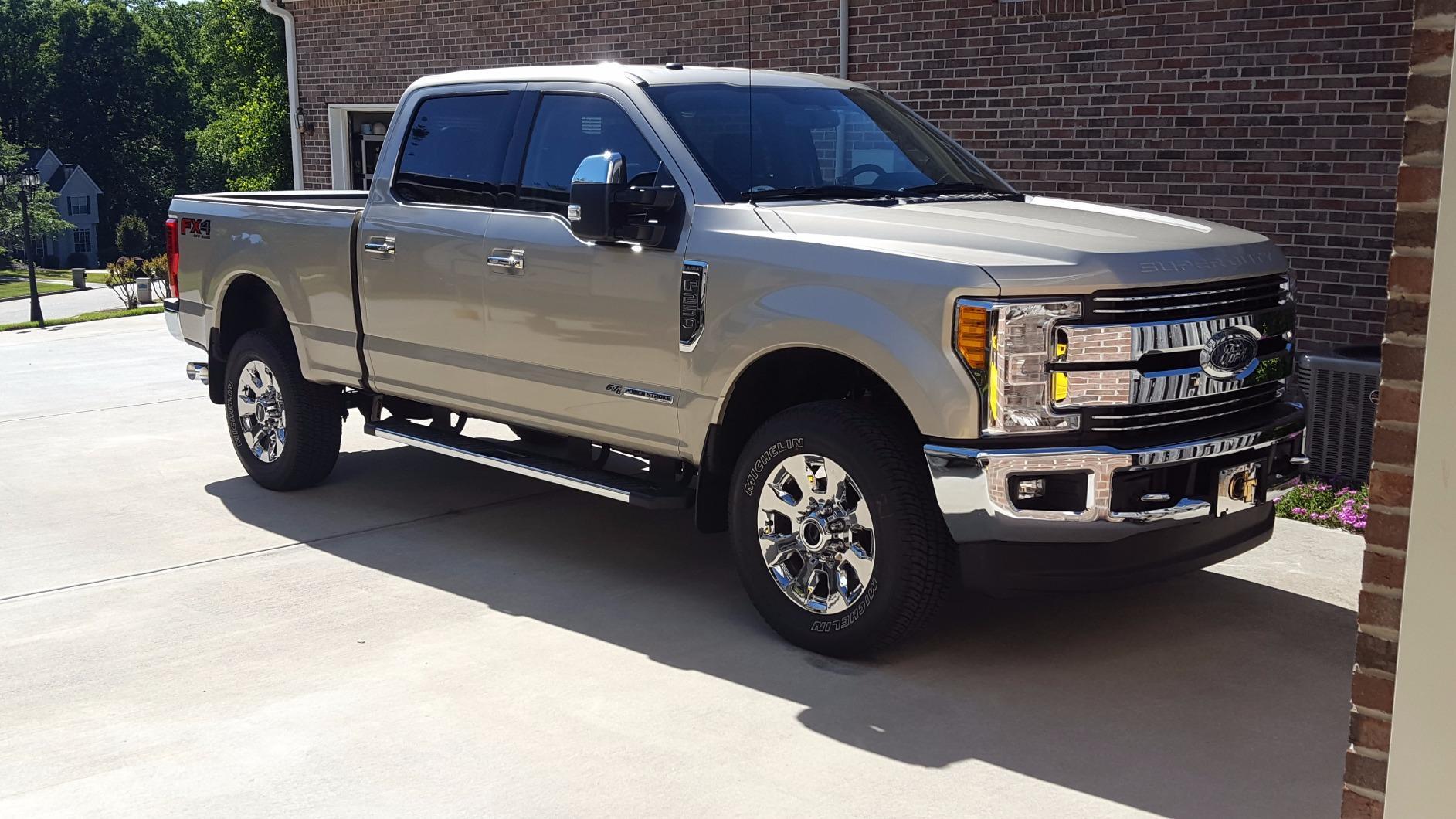 Husky Liners Custom Mud Guards | Fits 2017-2026 Ford F-250 & F-350 w/Single Rear Wheels & w/o OEM Fender Flares | Rear Set, 2-pc Black - 58466 customer photo 2