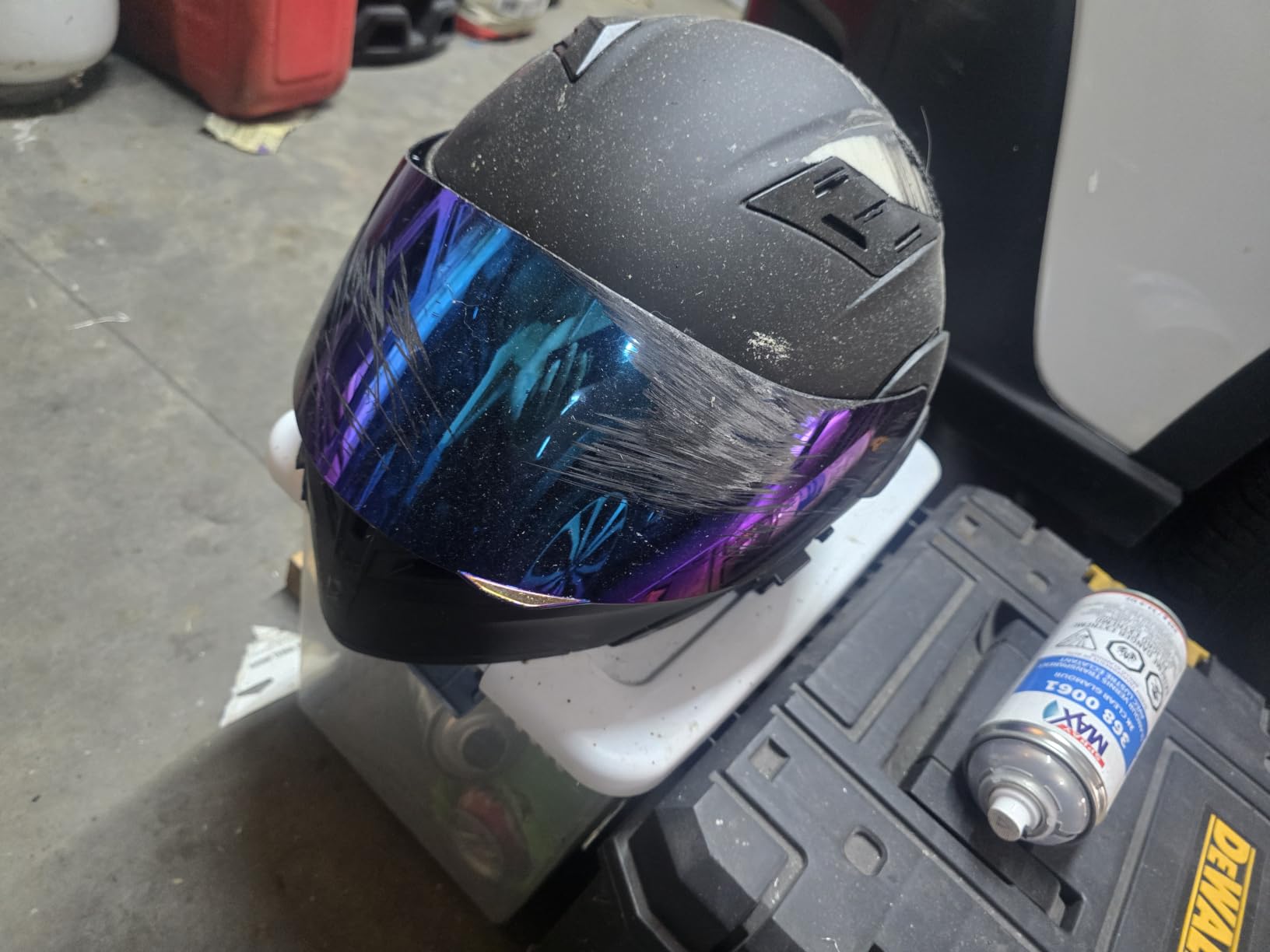 1Storm Motorcycle Modular Full Face Helmet Bike Flip up Dual Visor Sun Shield: HB89 Matt Black customer photo 1