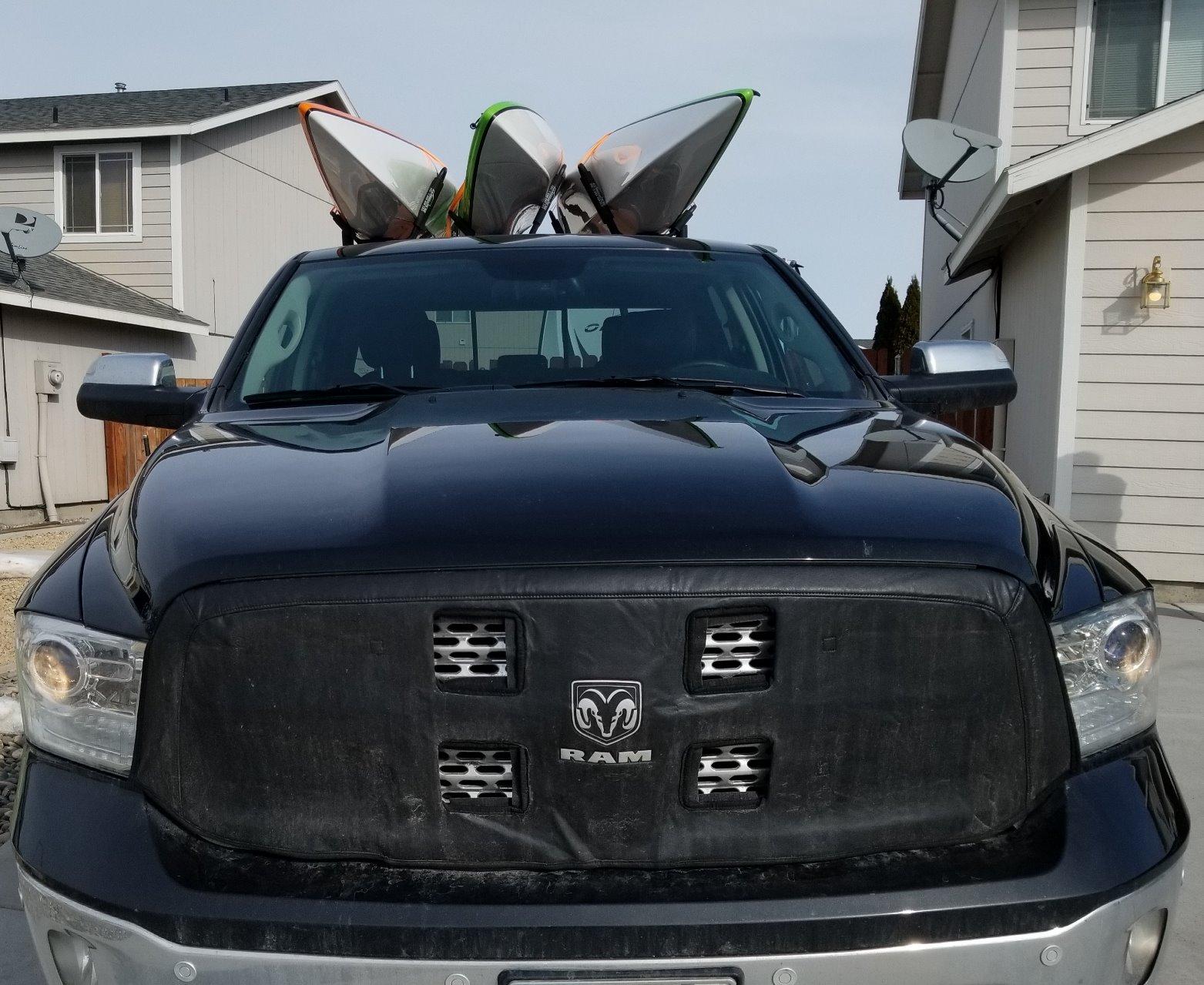 Model X35 Truck Rack with 8 Non-Drilling C-Clamps and 2 Sets Kayak J-Racks with Ratchet Lashing Straps & Ratchet Bow and Stern Tie Down Straps customer photo 2