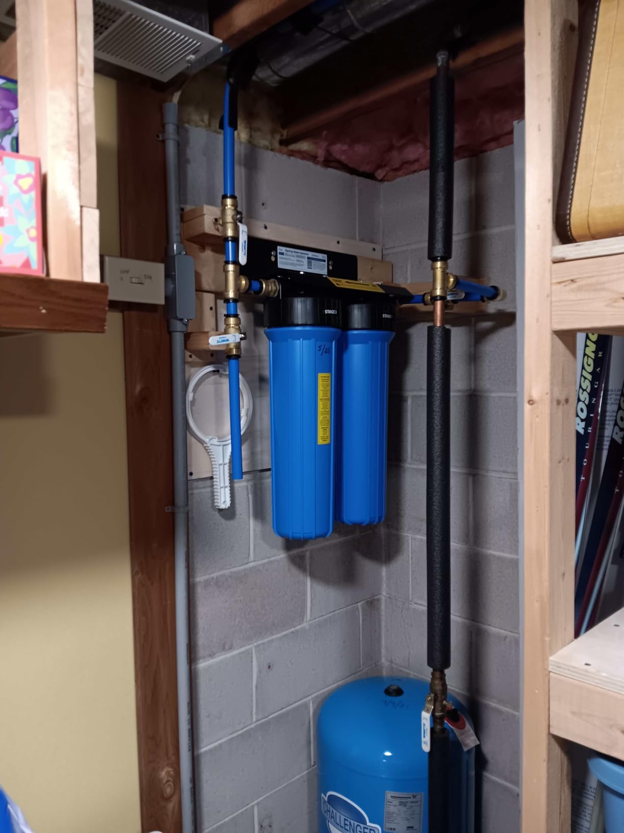 iSpring Iron, Mangaese Whole House Water Filter System Also Eliminates Chlorine, Taste, and Odor, 2-Stage Commercial-Grade 20