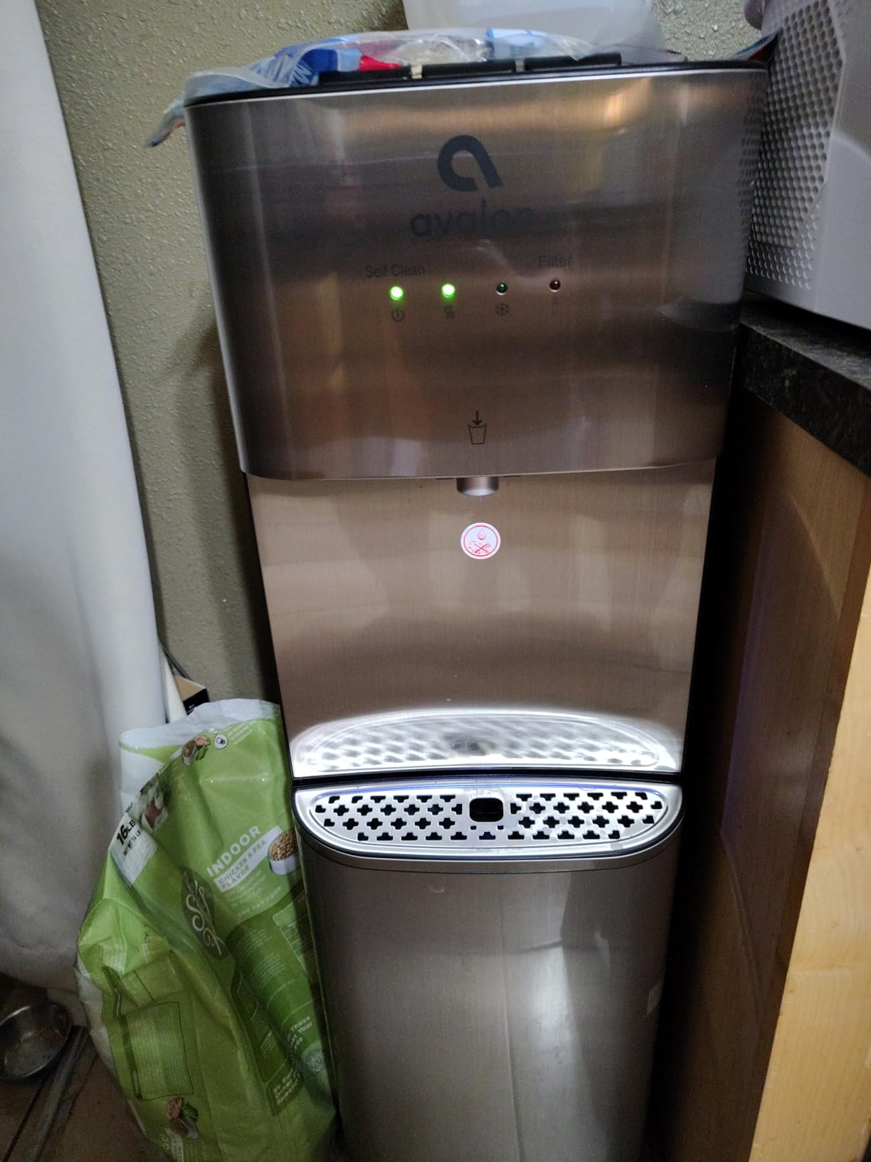 Avalon Self Cleaning Bottleless Water Cooler Water Dispenser - 3 Temperature Settings - Hot, Cold & Room Water, Durable Stainless Steel Cabinet, NSF Certified Filter - UL Listed customer photo 2