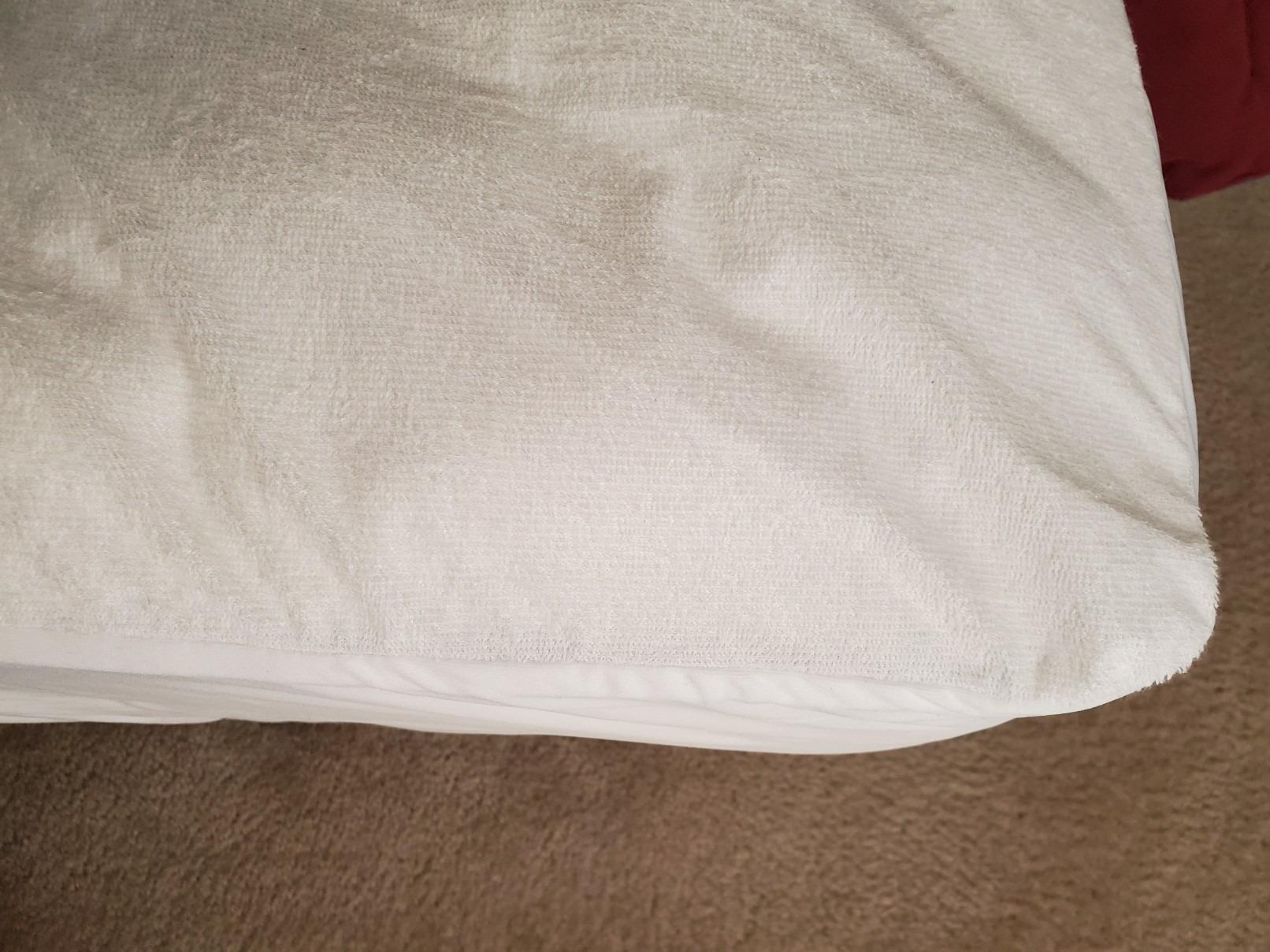 PlushDeluxe Mattress Encasement 100% Waterproof, Queen, Soft Cotton Terry customer photo 2