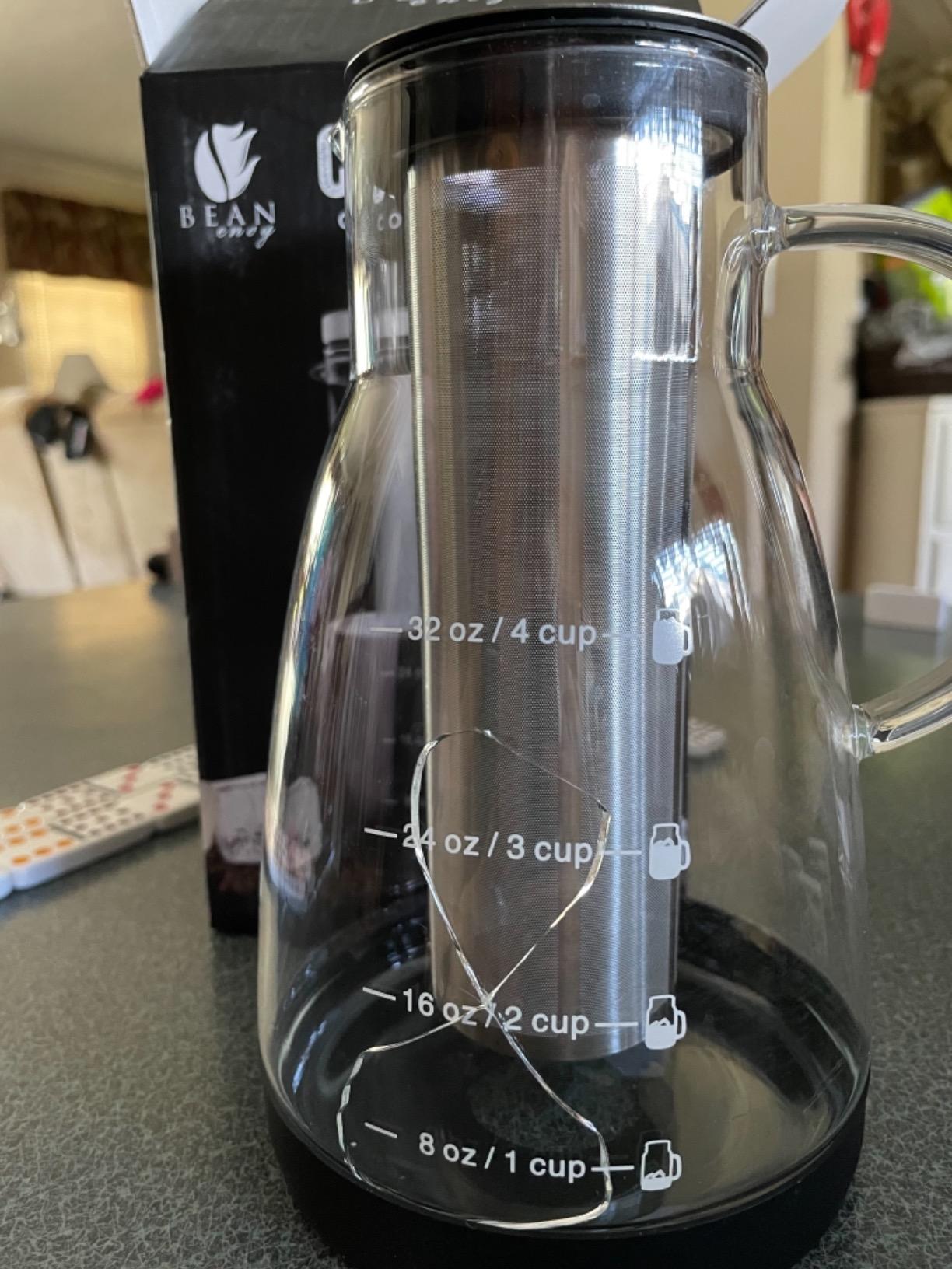 Bean Envy Cold Brew Coffee Maker - 32 oz Glass Cold Brew Pitcher customer photo 1