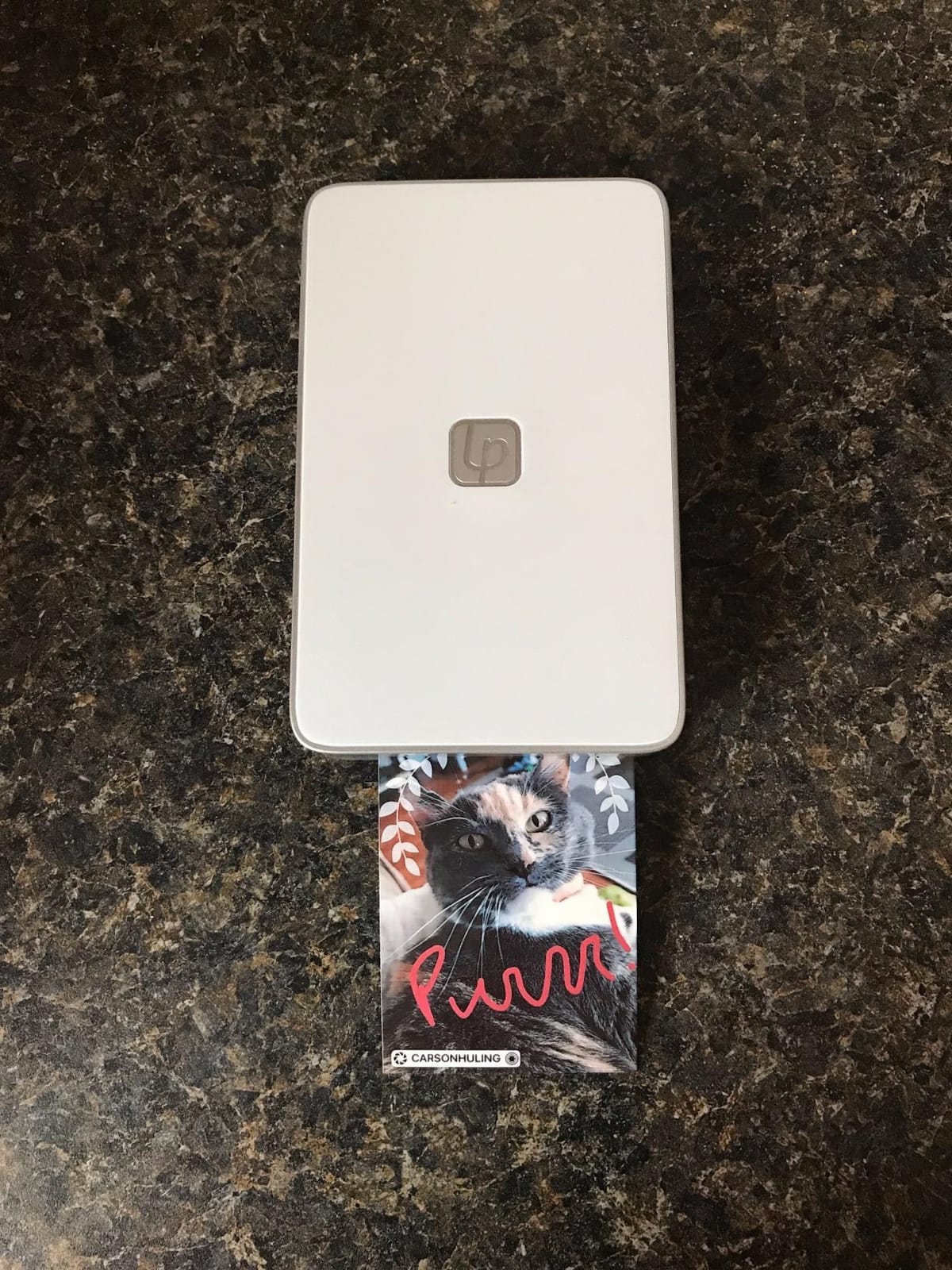 Lifeprint 2x3 Portable Photo and Video Printer for iPhone and Android. Make Your Photos Come to Life w/Augmented Reality - White customer photo 1
