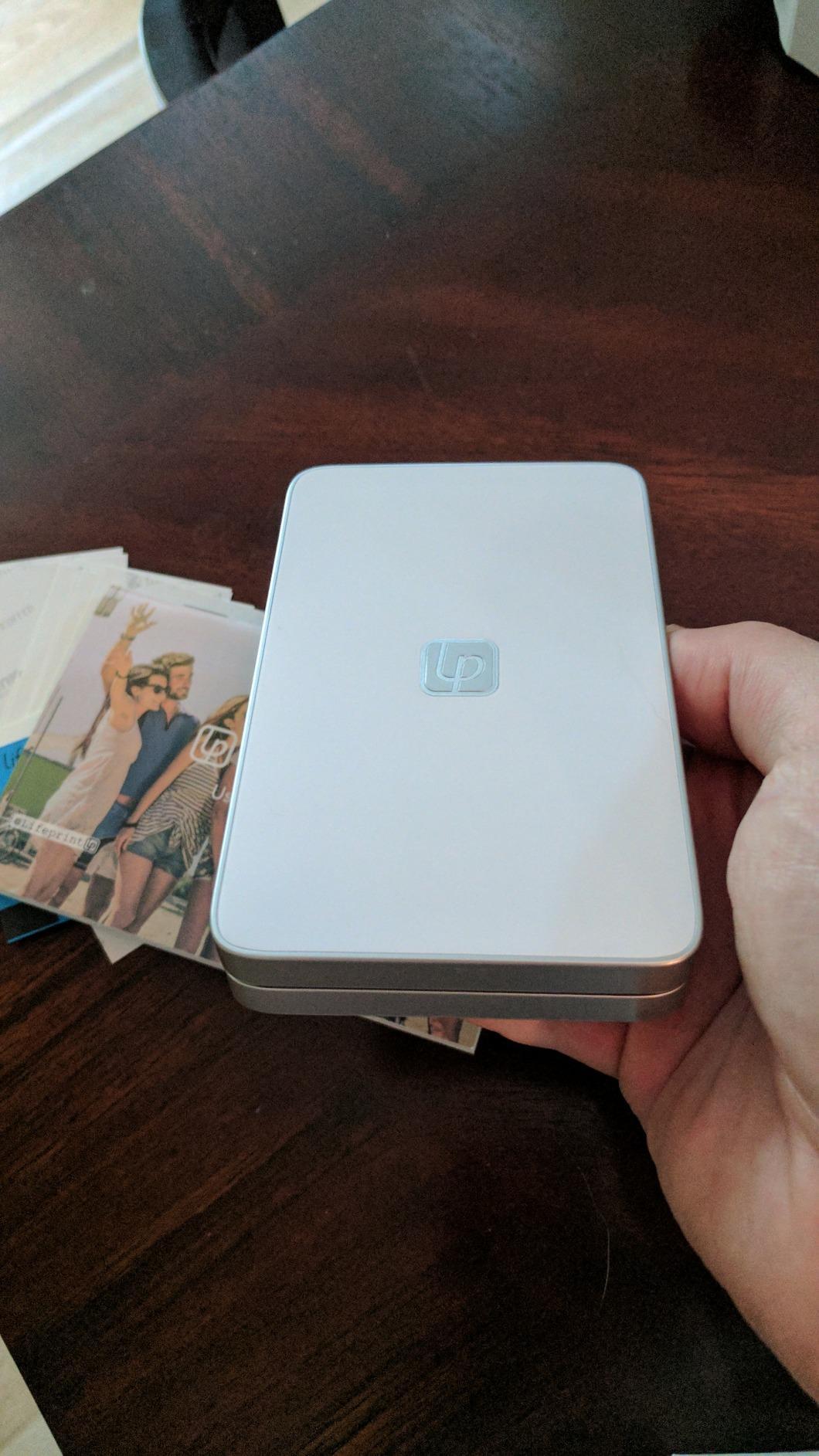 Lifeprint 2x3 Portable Photo and Video Printer for iPhone and Android. Make Your Photos Come to Life w/Augmented Reality - White customer photo 2