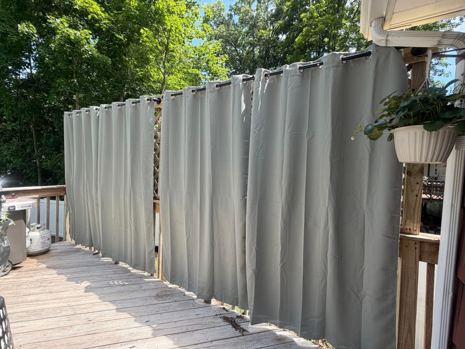 RYB HOME Outdoor Curtains for Patio Waterproof Privacy Thermal Insulated customer photo 1