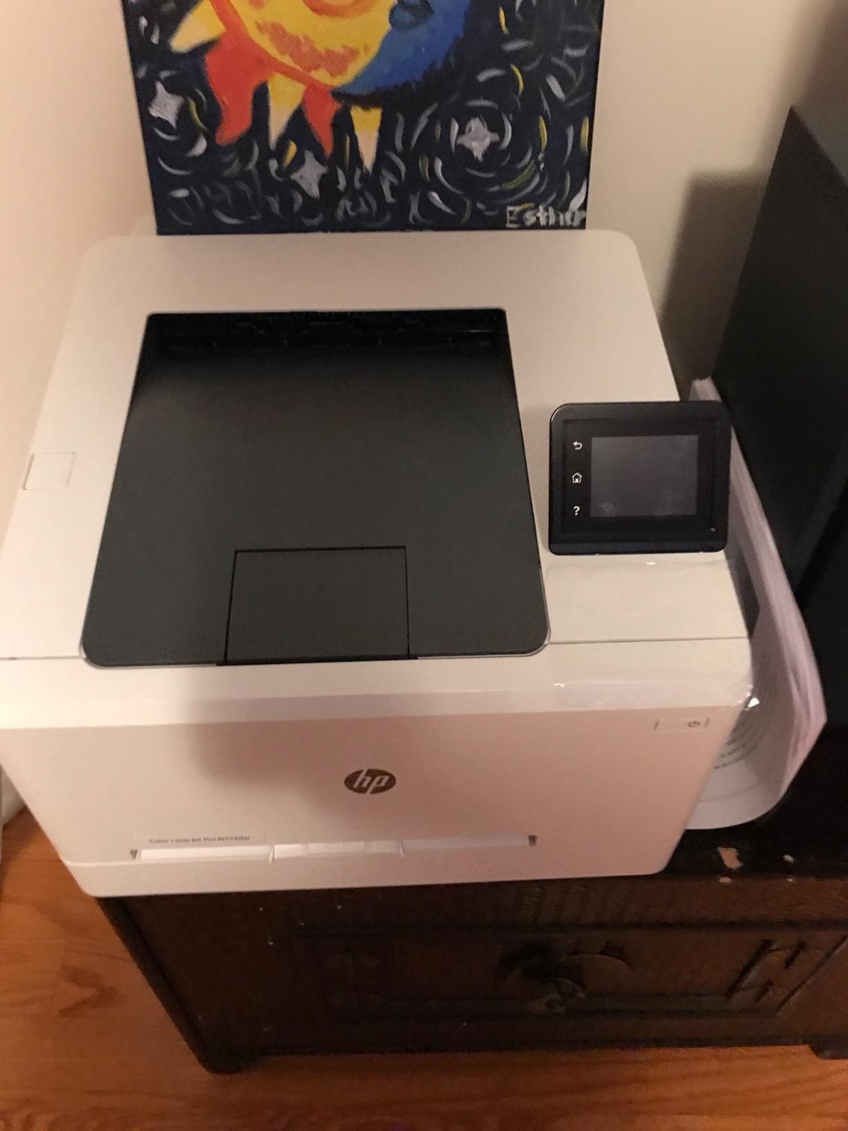 HP LaserJet Pro M254dw Wireless Color Laser Printer, Works with Alexa (T6B60A) customer photo 1