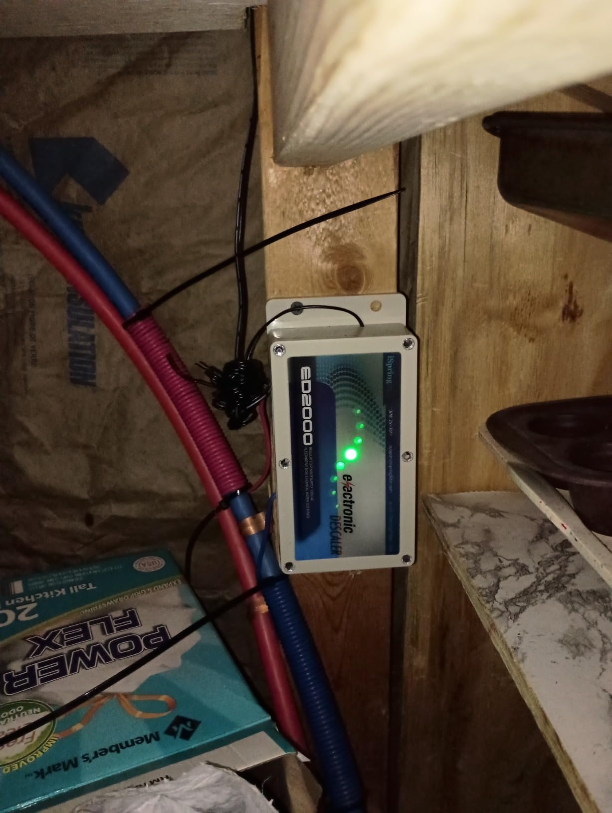 iSpring ED2000 Whole House Water Descaler, Alternative Electronic Salt-Free Hard Water Conditioner, Reduces Limescale Prevent Deposits Build-up, Different from a Water Softener customer photo 1