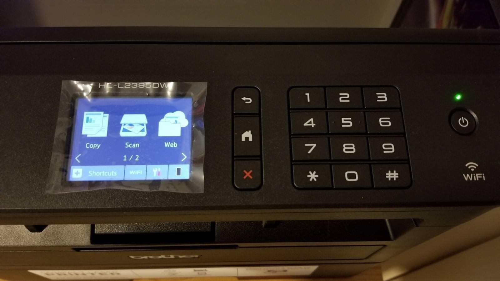Brother Compact Monochrome Laser Printer, HLL2395DW, Flatbed Copy & Scan, Wireless Printing, NFC with Refresh Subscription Free Trial and Amazon Dash Replenishment Ready customer photo 1