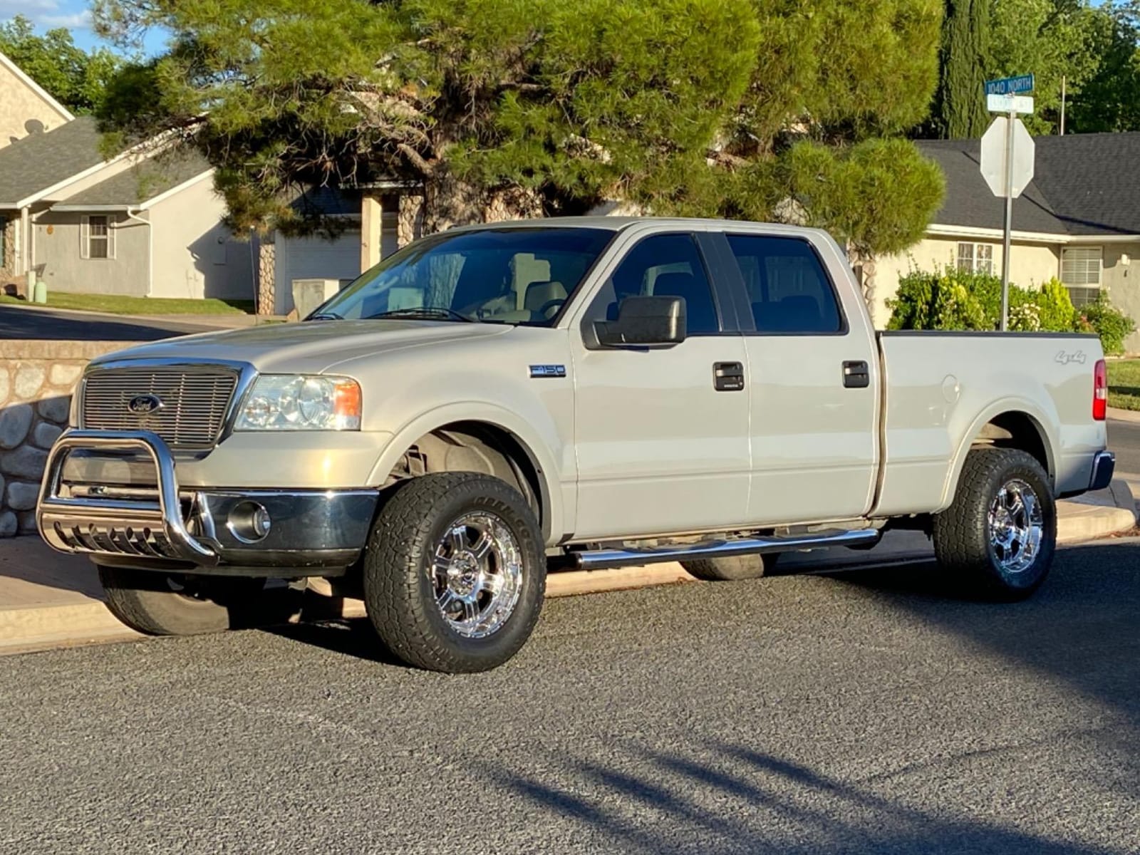 TAC Bull Bar for 2004-2026 Ford F150 Pickup Truck (Excl. Heritage Edition and 10-14 F150 Raptor Models) / 2003-2017 Ford Expedition SUV 3” Stainless Steel Front Bumper Grille Guard Brush Guard customer photo 1