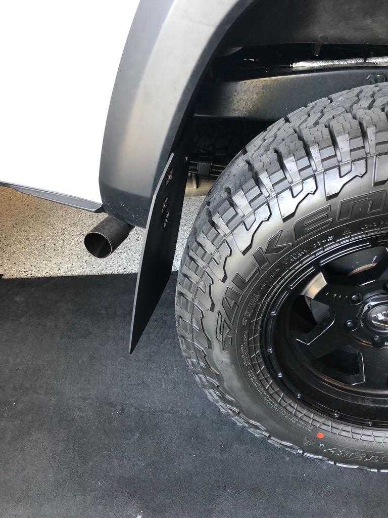Rokblokz Mud Flaps for Toyota Tacoma - Fits 2016-2023 Model Years - Multiple Colors Available - Set of 4 - Includes Hardware and Detailed Instructions (Regular, Black with Black Logo) customer photo 2