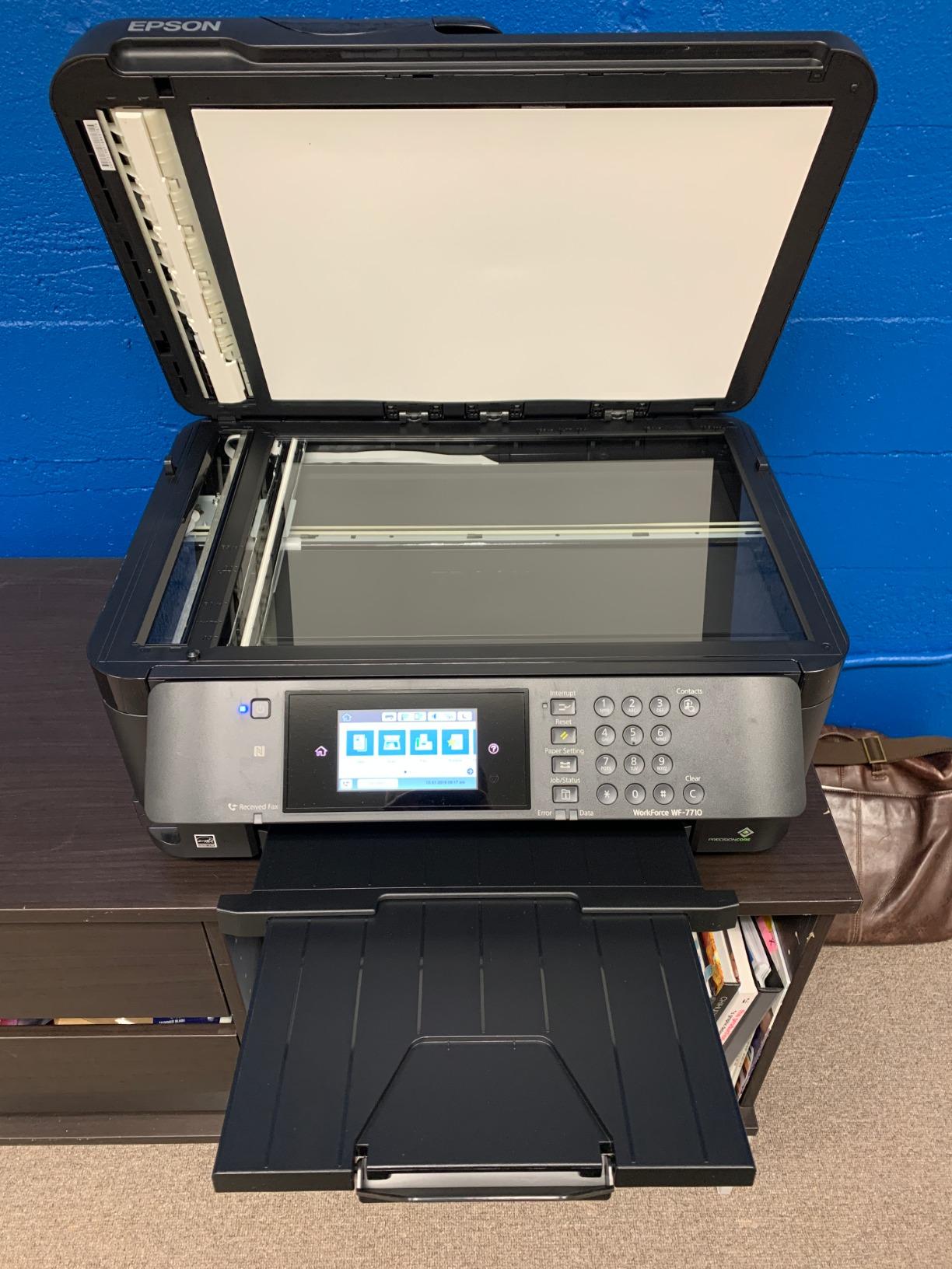Epson Workforce WF-7710 Wireless Wide-Format Color Inkjet Printer with Copy, Scan, Fax, Wi-Fi Direct and Ethernet, Amazon Dash Replenishment Ready customer photo 1