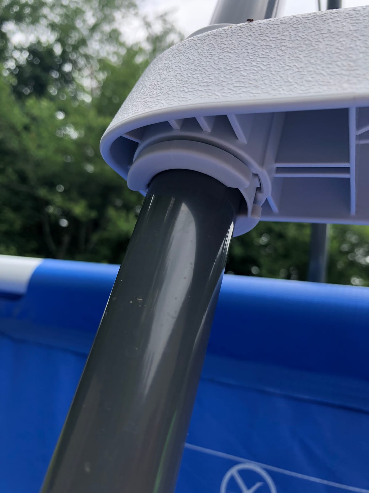 Intex Steel Frame Above Ground Swimming Pool Entry/Exit Ladder for 48