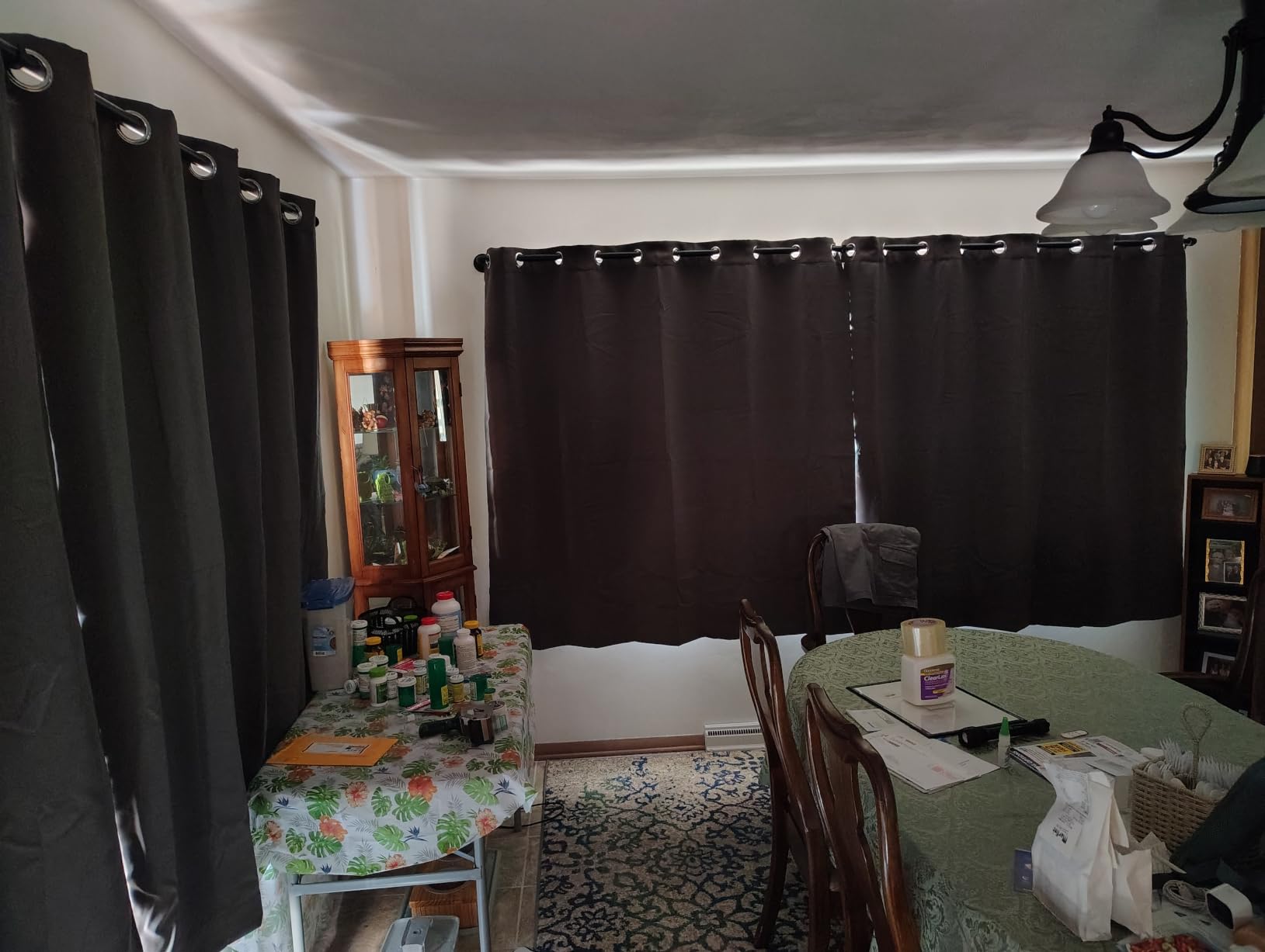NICETOWN White 100% Blackout Curtains 84 inch Long for Bedroom 2 Pieces customer photo 2